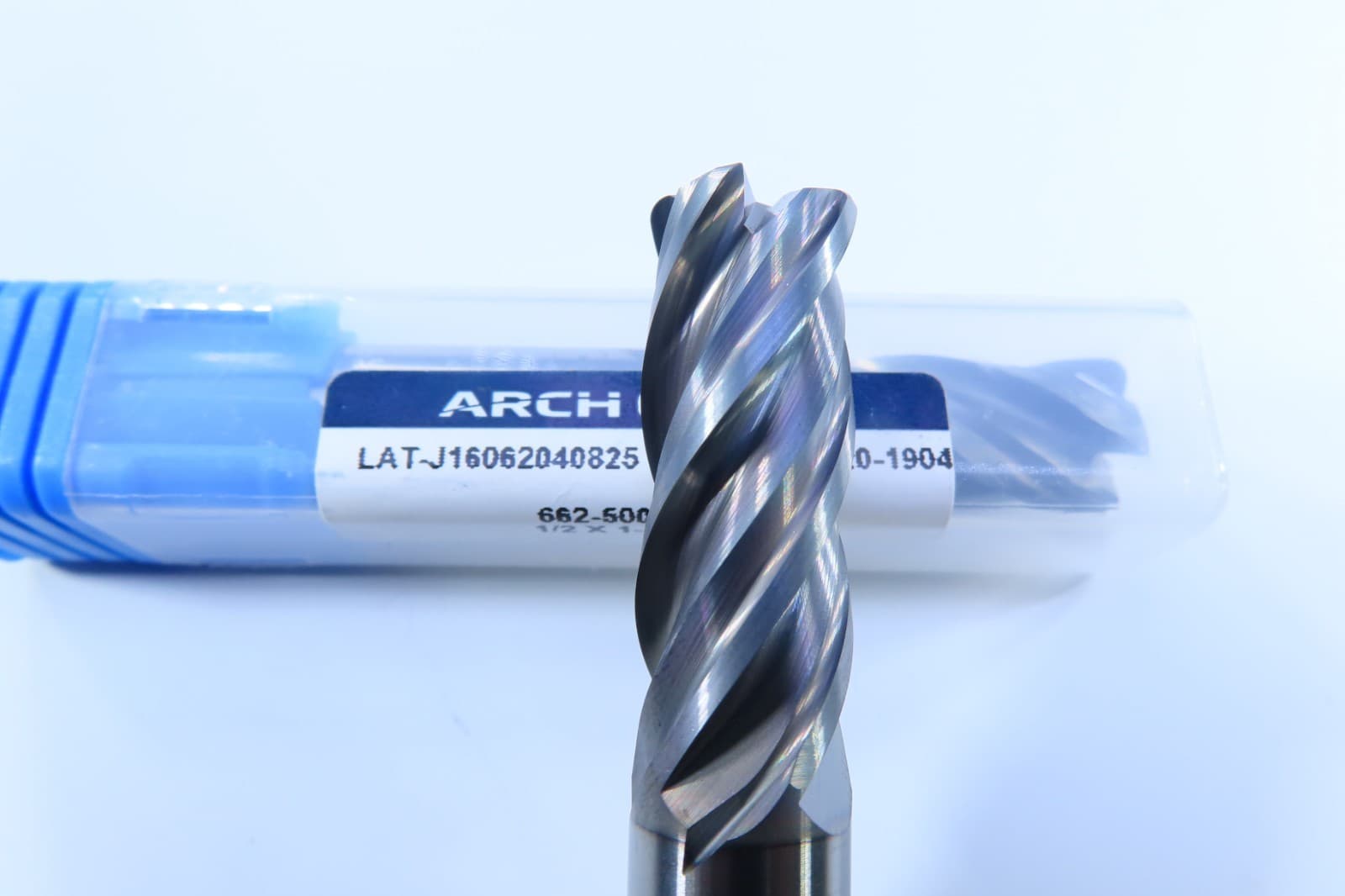 NEW 1/2" USA ARCH SOLID CARBIDE 4 FLUTE END MILL .060" RADIUS LATHE CNC TOOL 2