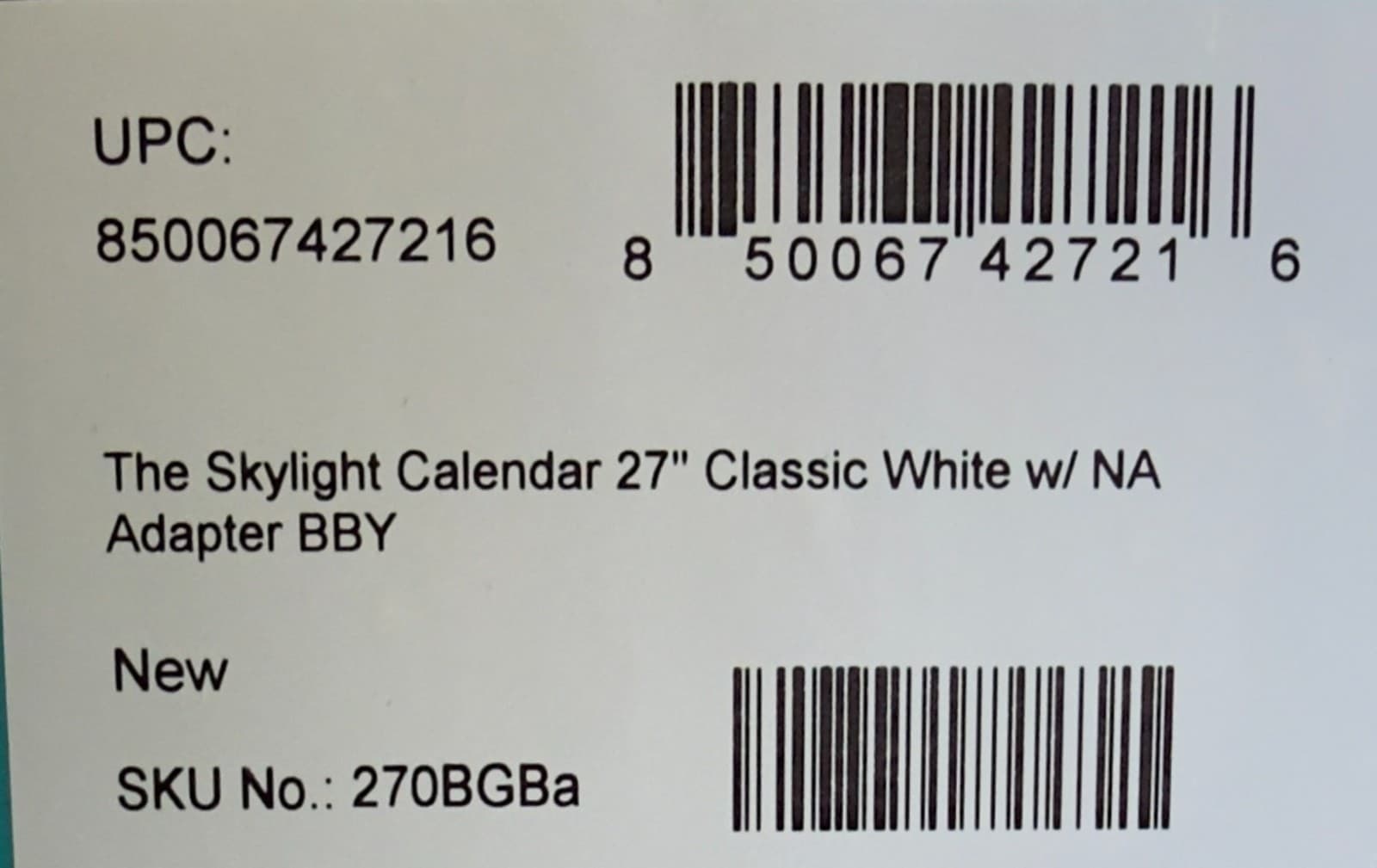 Skylight 270BGBa Calendar Max: 27 inch Touchscreen Smart Calendar (New in Box) 4