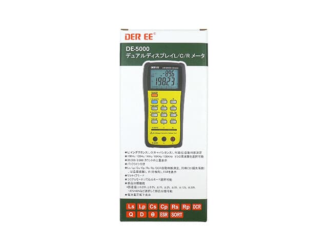 DER EE DE-5000 High Accuracy Handheld LCR Meter TL-21 TL-22 Set Tools New Japan 3