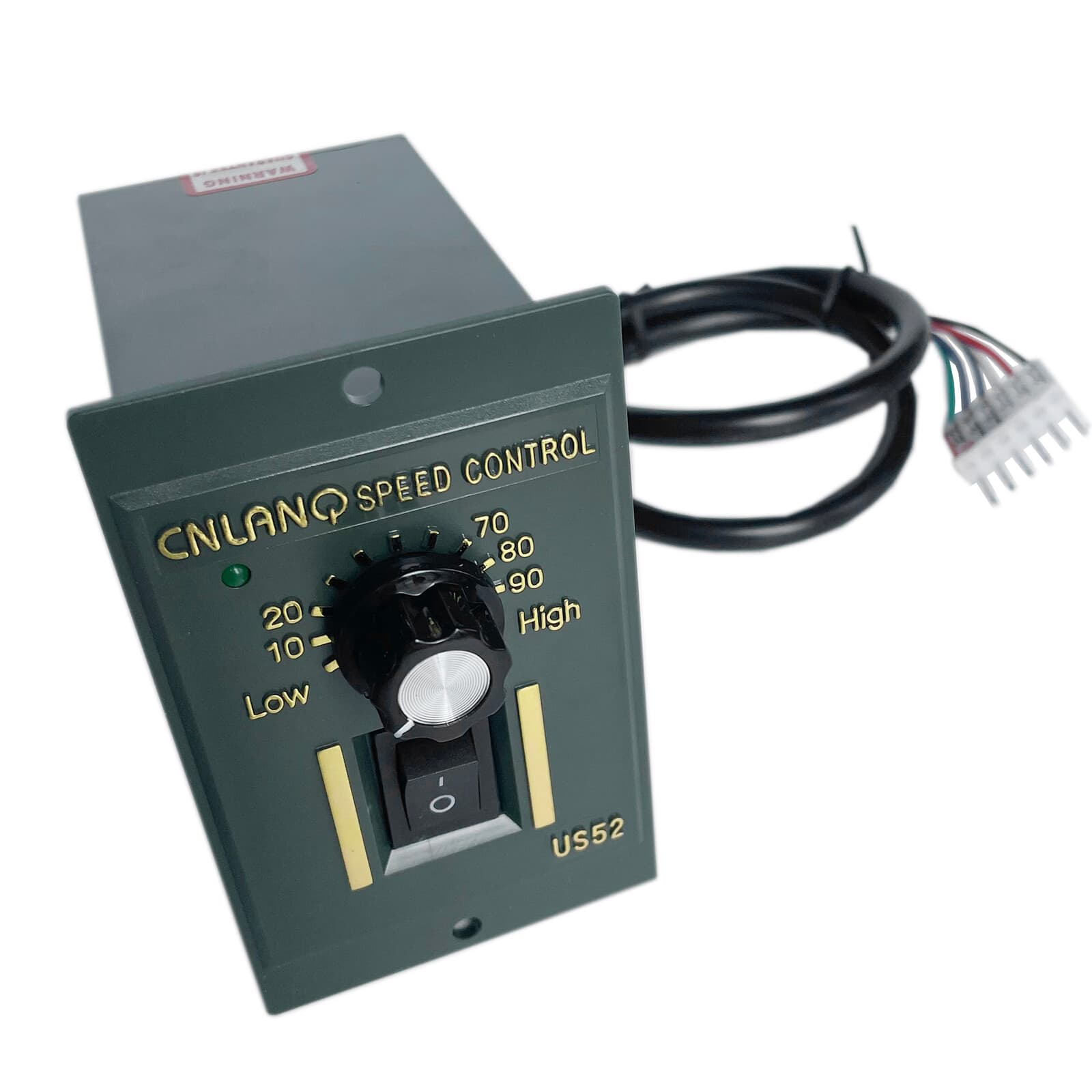 AC 110V 120W Gear Motor Speed Controller Reversible Regulator Switch 6Pin CW/CCW 2