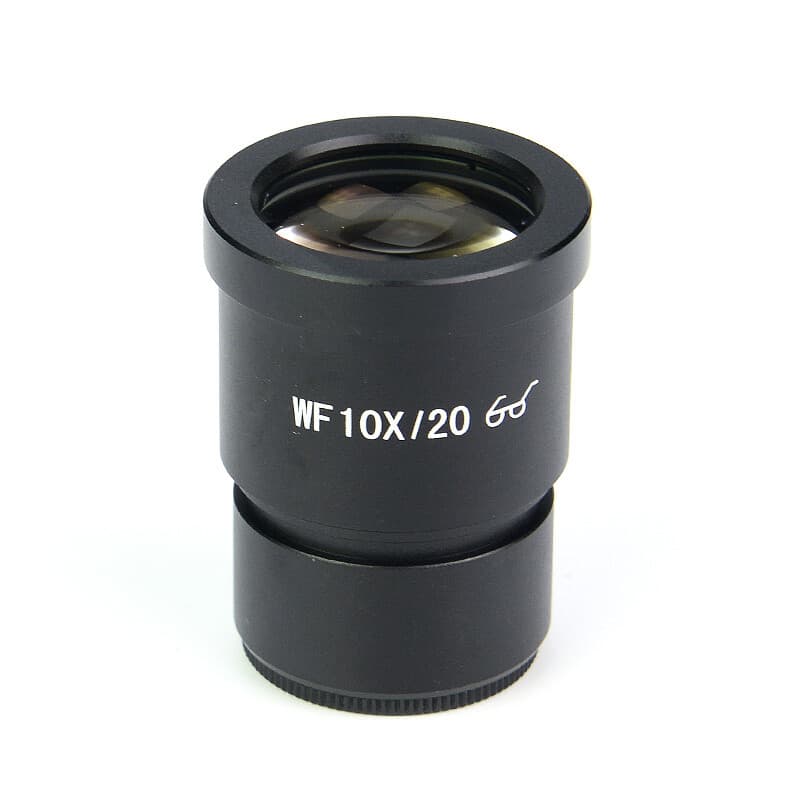 Pair of WF10X/20 Microscope Eyepiece 30mm Wide Angle High Eyepoint Optical Lens 3