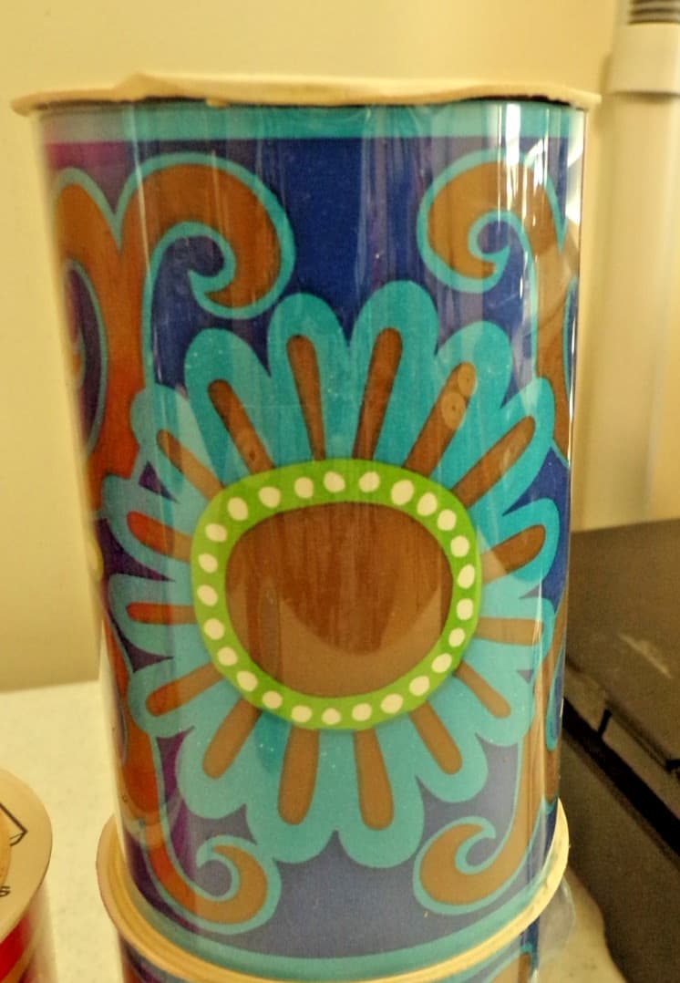 5 NIP 60s Mod HALLMARK Tapestry Tyes Decorative Trim Craft Paper Boho Hippie Mix 4