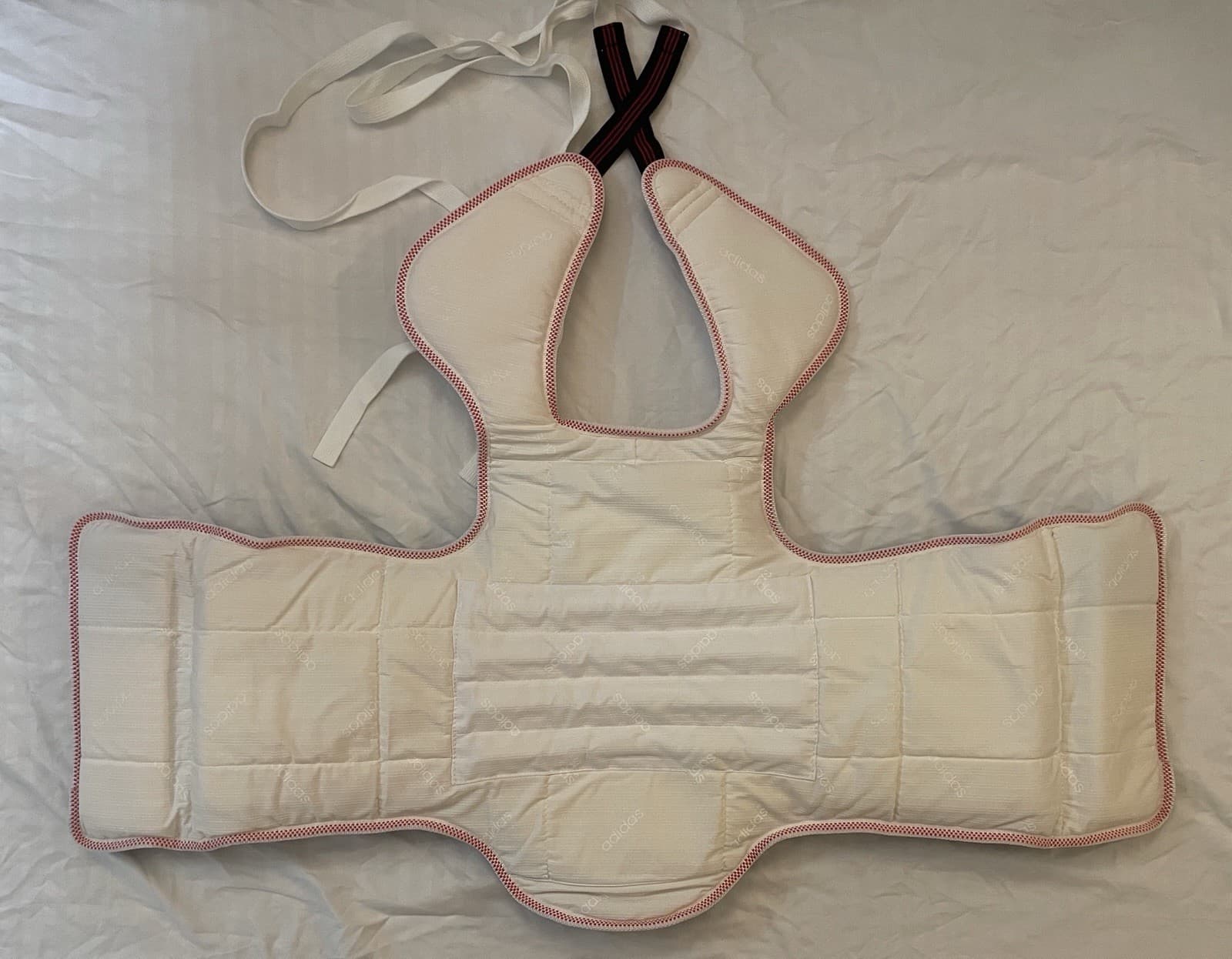 Size 3 Adidas Martial Arts Sparring Gear Taekwondo Chest Protector Pad  3