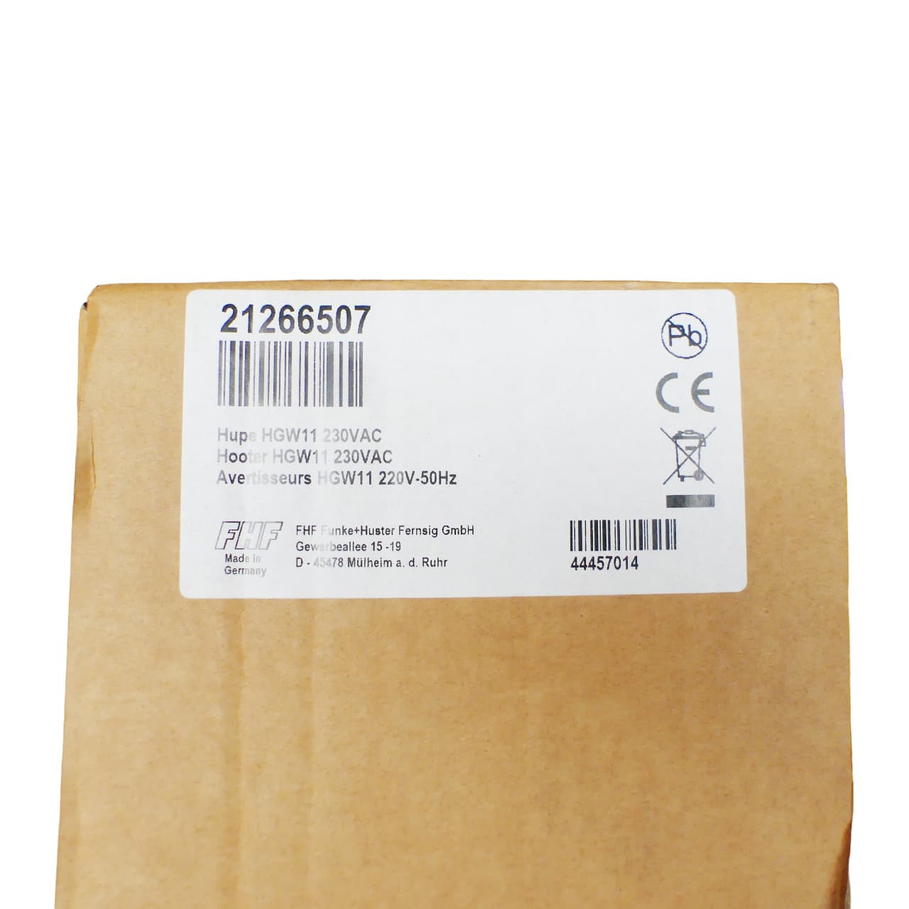 Spark + Huster FHF21266507 Horn HGW11 230VAC -New- 4