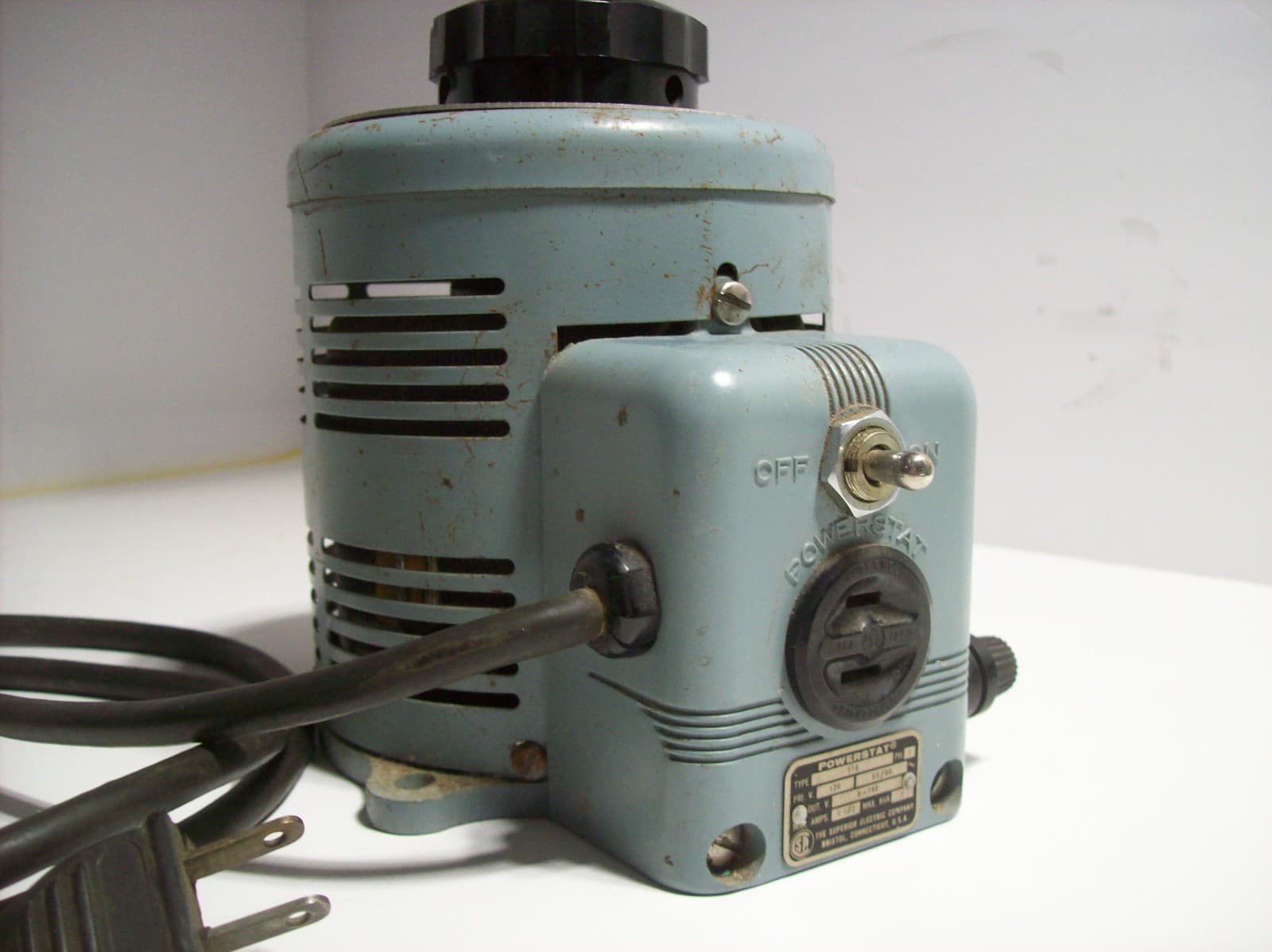 SUPERIOR ELECTRIC POWERSTAT 116 VARIABLE AUTOTRANSFORMER, USA, WORKS PERFECTLY 2