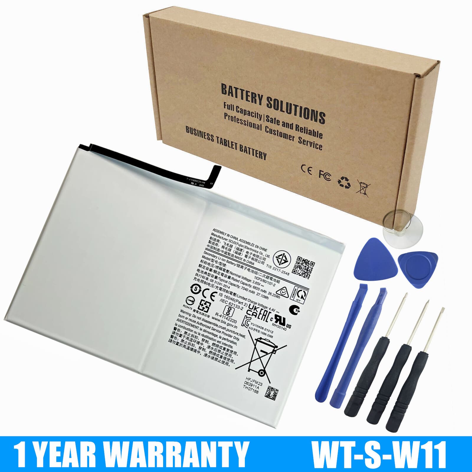 OEM New Battery WT-S-W11 For Samsung Galaxy Tab A8 10.5 SM-X200 X200N SM-X205