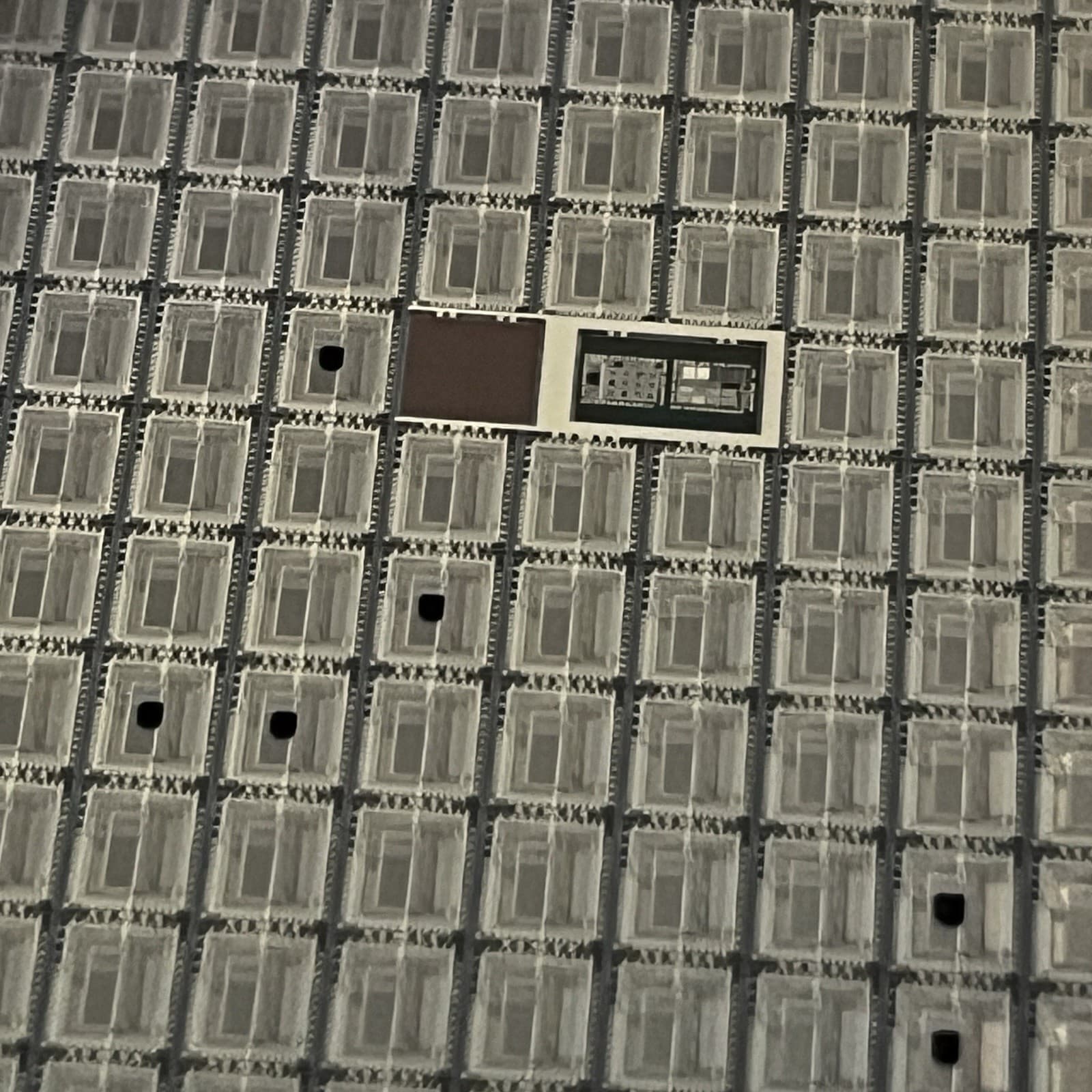 Vintage 5 Inch Silicon Wafer, Mfg By iMP For DTC, Date And Chip Unknown 5