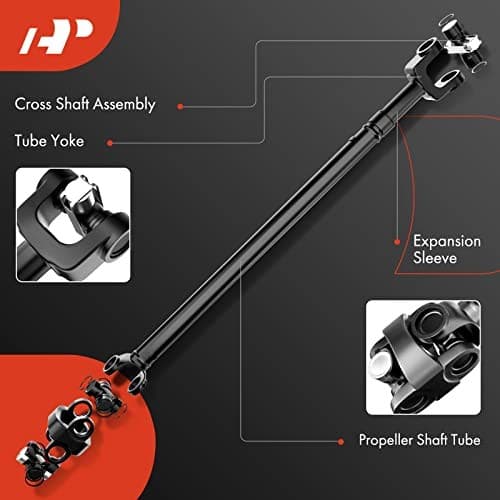  Rear Complete Drive Shaft Prop Shaft Driveshaft Assembly Compatible with Ram  4