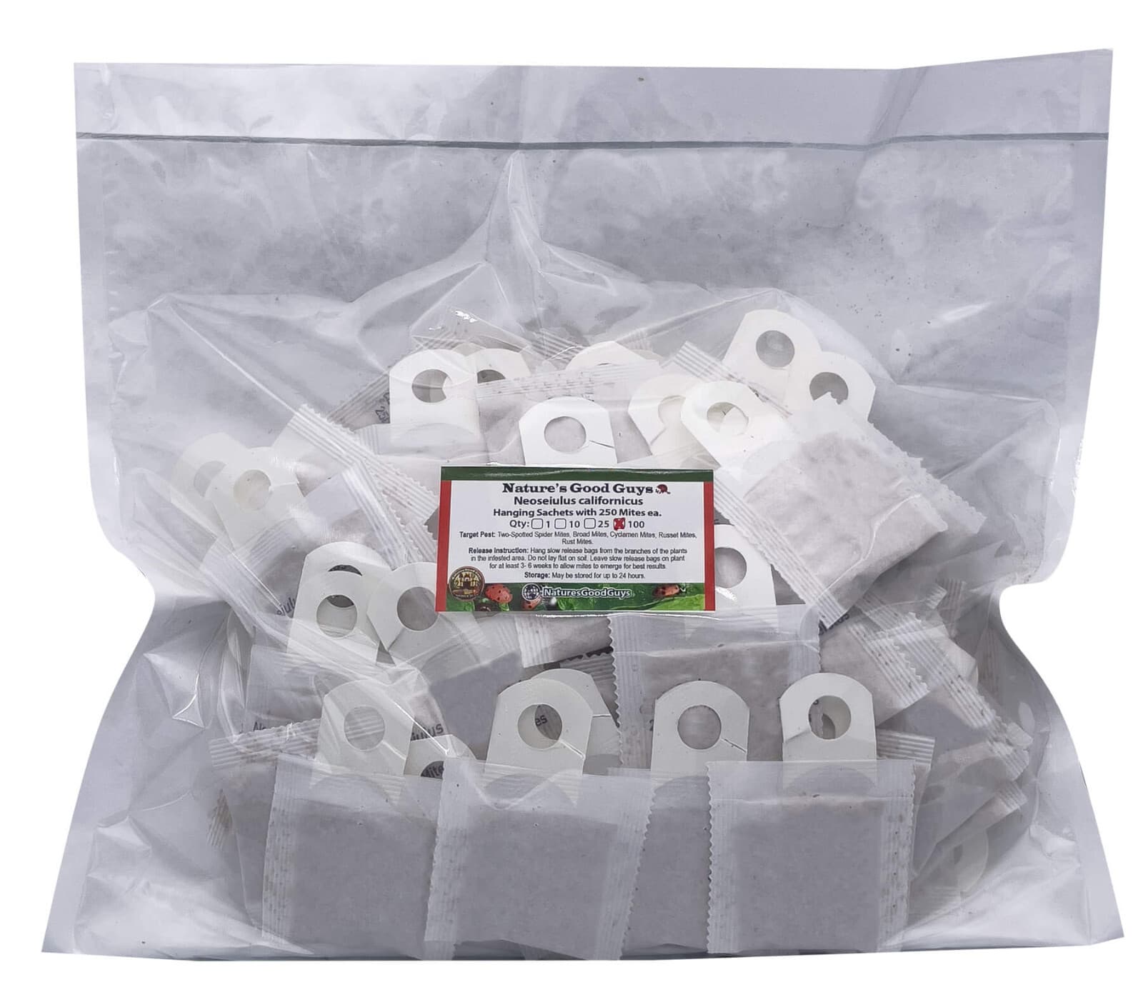 NaturesGoodGuys - Slow Release Hanging Sachets - Neoseiulus californicus 6