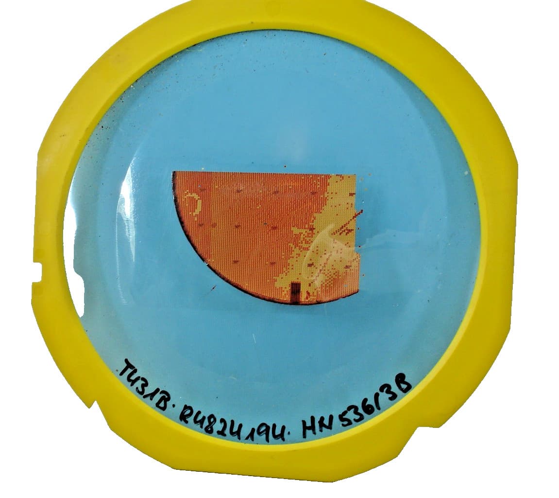 Quarter Round Slice of 300mm Semiconductor Silicon Wafer Lithography for display