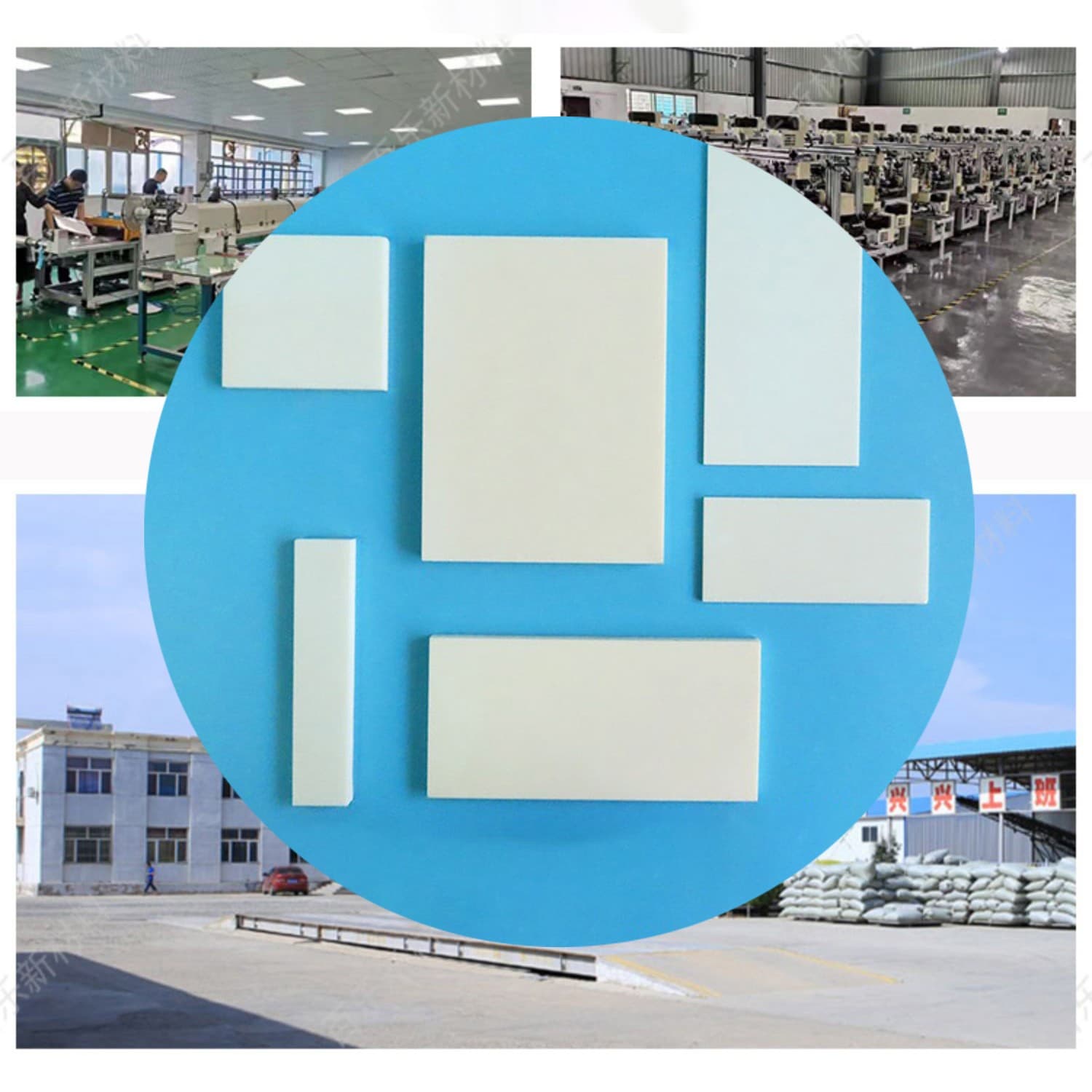 Alumina Ceramic Sheets Plate High-Temperature Resistance Insulation Flat Plane 2
