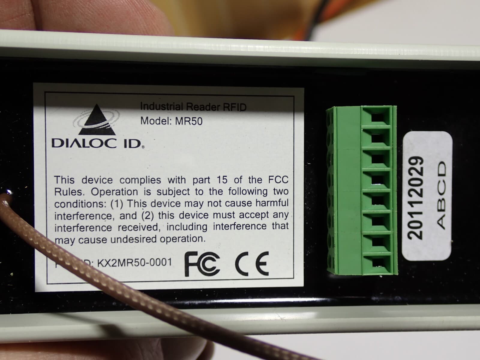 DIALOC ID MR-50 INDUSTRIAL READER MR50 NEW 4