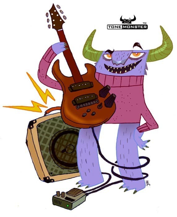 TONE MONSTER SG4D OCTANE OVERDRIVE Guitar Harness V/T Bypass + Boost + 3 ODs 4