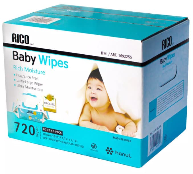 RICO Baby Wipes, Soft Pack With Easy Flip-Top Lid, Ultra Moisturizing, 720-Count 4