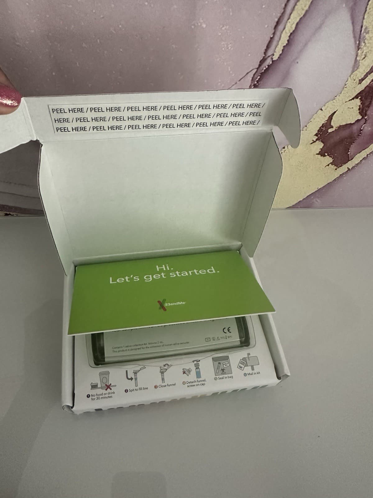 23 & ME DNA TESTING KIT - NEW OPEN BOX 5