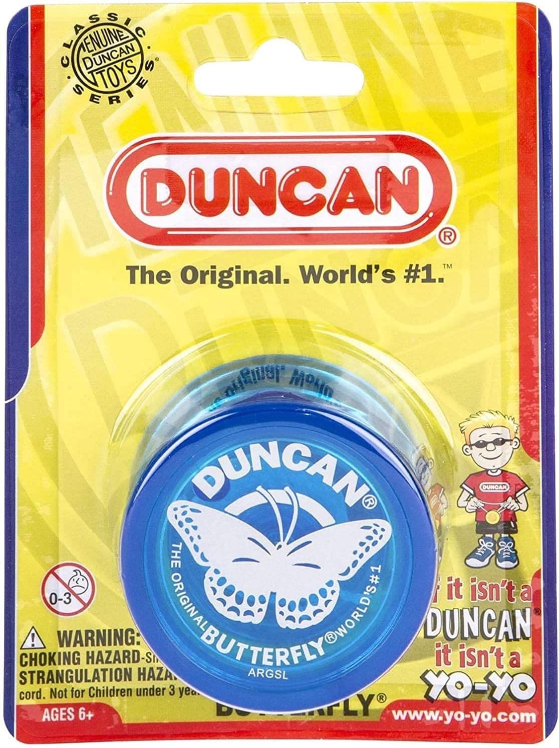 Duncan Butterfly Yo-Yo, Blue