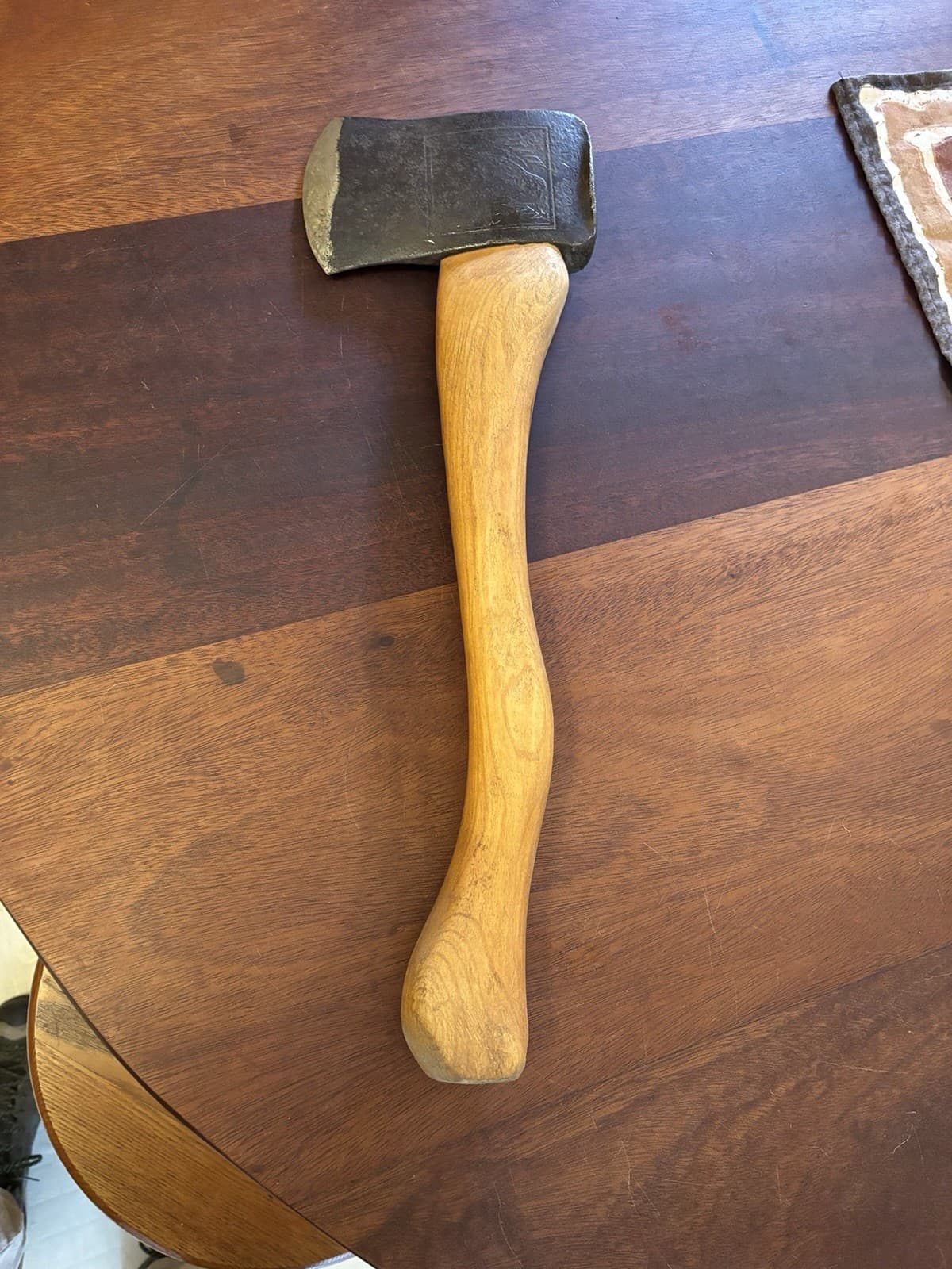 Vtg. True Temper Kelly Black Raven Hand Axe - Restored, New Cherry Wood Handle
