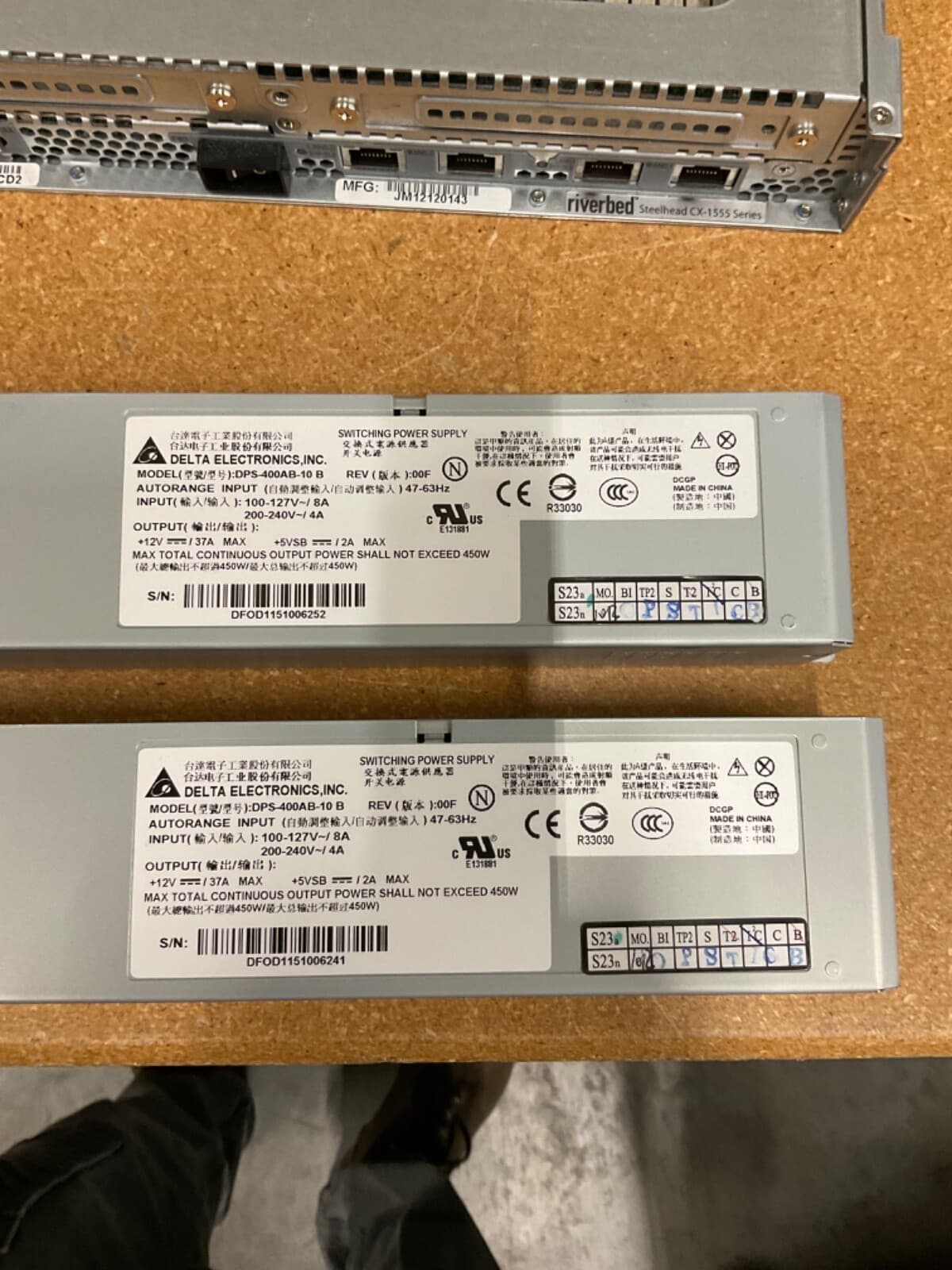 Riverbed CXA-01555-B010-E Model 1UACA Security Appliance No Hard Drives 6