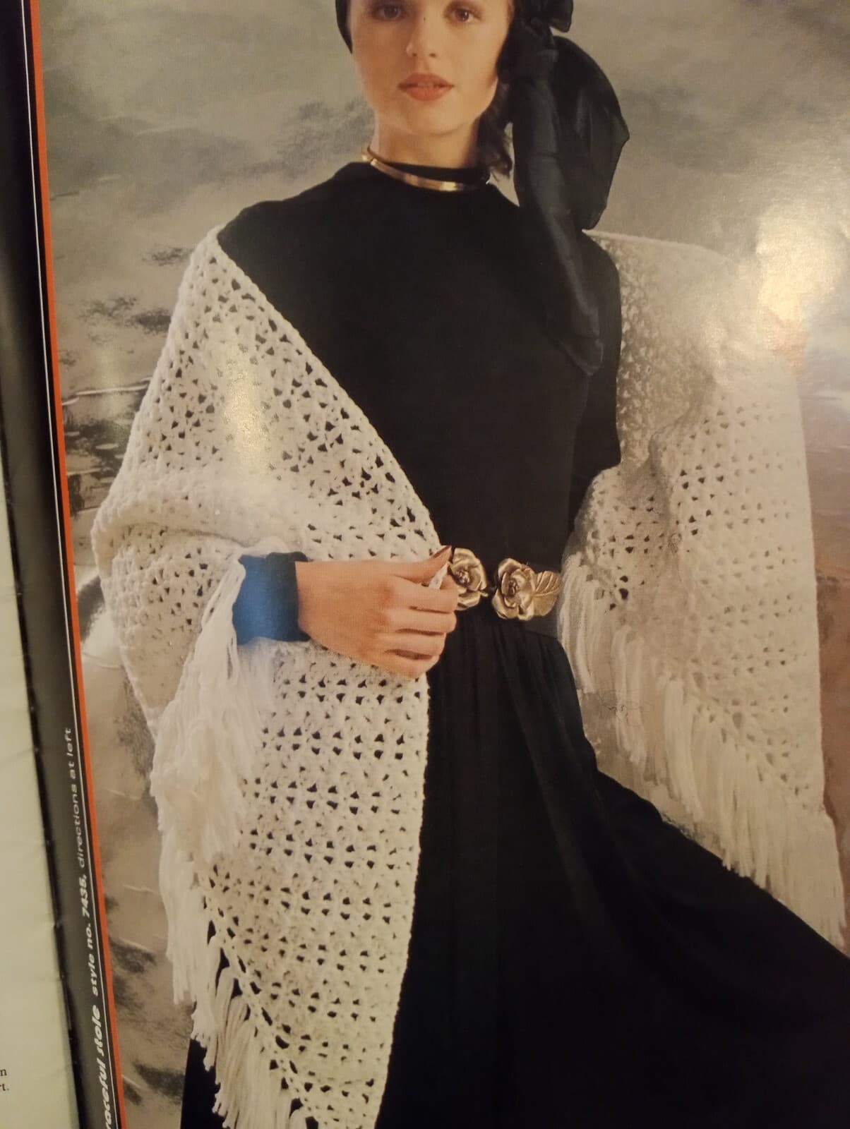 Vintage Crochet Pattern Booklet Crochet Sweater Patterns Shawl 4