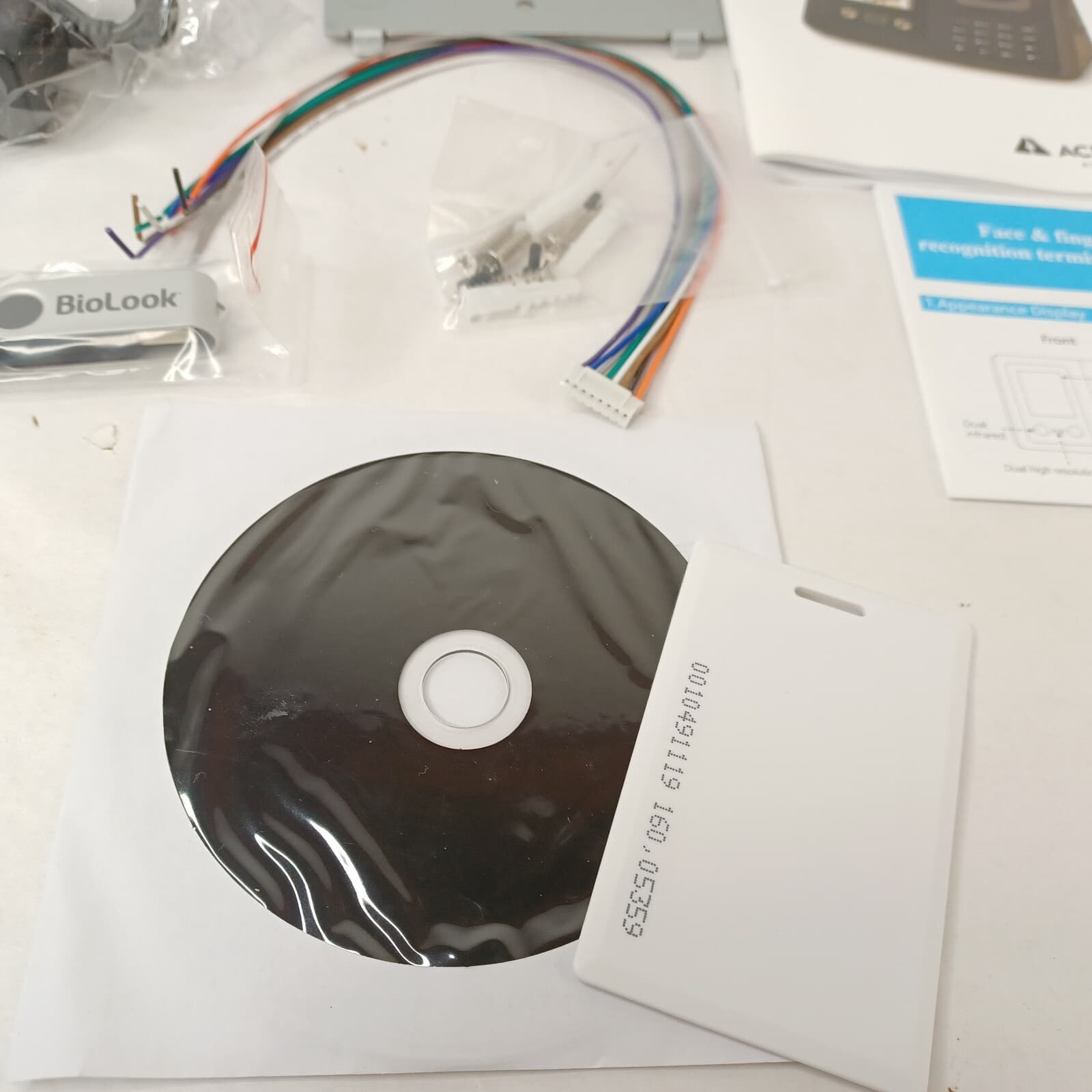 Acroprint Biolook Time Clock W/ Face Recognition Fingerprint Reader BL200 3