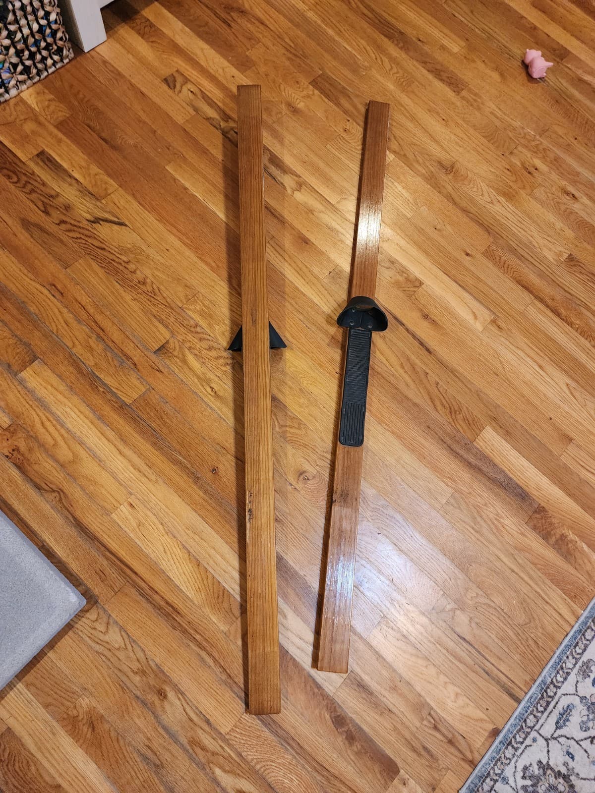 Vintage Nordic Track Wooden SKIS Nordictrack parts USED see pics  3