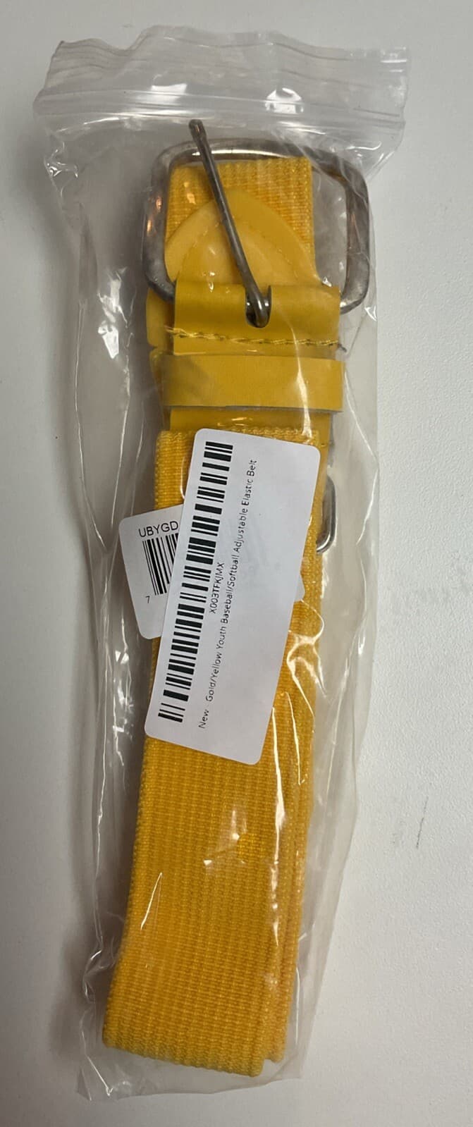 NEW!! Youth Baseball & Softball Uniform Belt  - Yellow / Gold 2