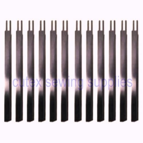 Eastman Straight Cutting Machine 5" Knife Blades - 12 Pack