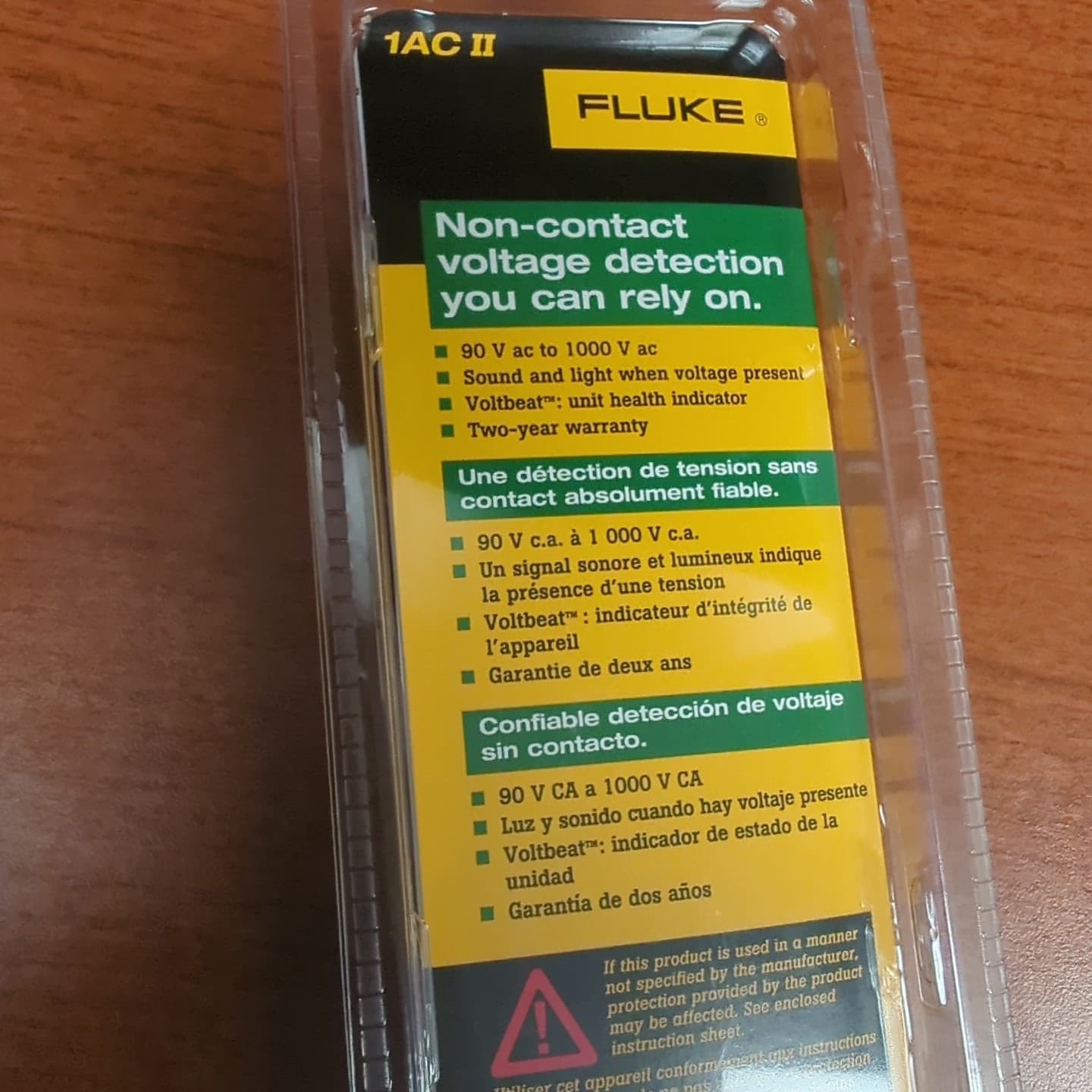 Fluke 1AC II VoltAlert Non-Contact Voltage Tester, Pocket-Sized, 90-1000V AC-NEW 5