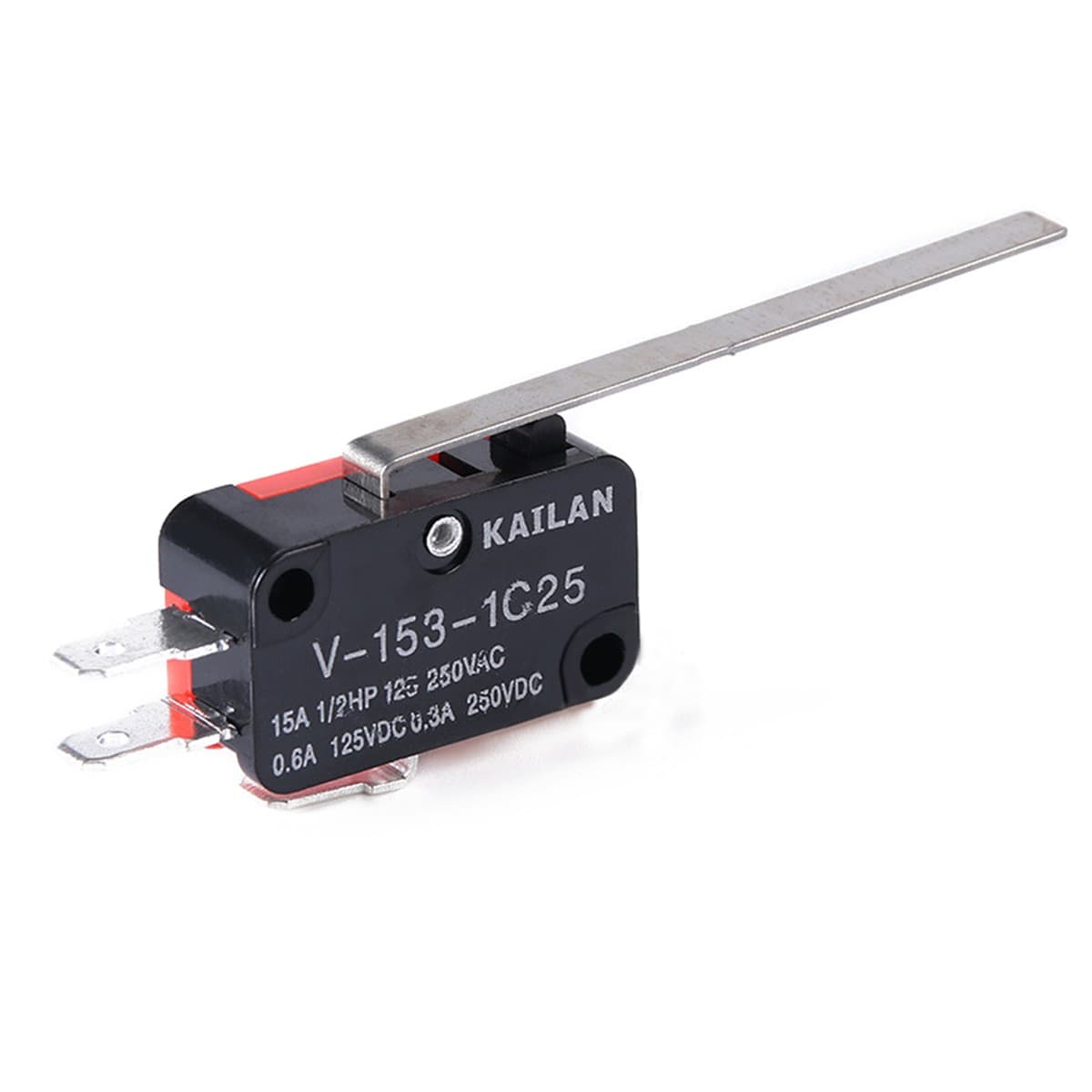 10x Long Arm Lever Limit Switches Straight Hinge SPDT Micro NO/NC DC 250V/125V 3