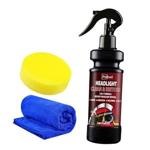 Headlight Cleaner Spray Headlight Restoration Removes Haze, Oxidation &