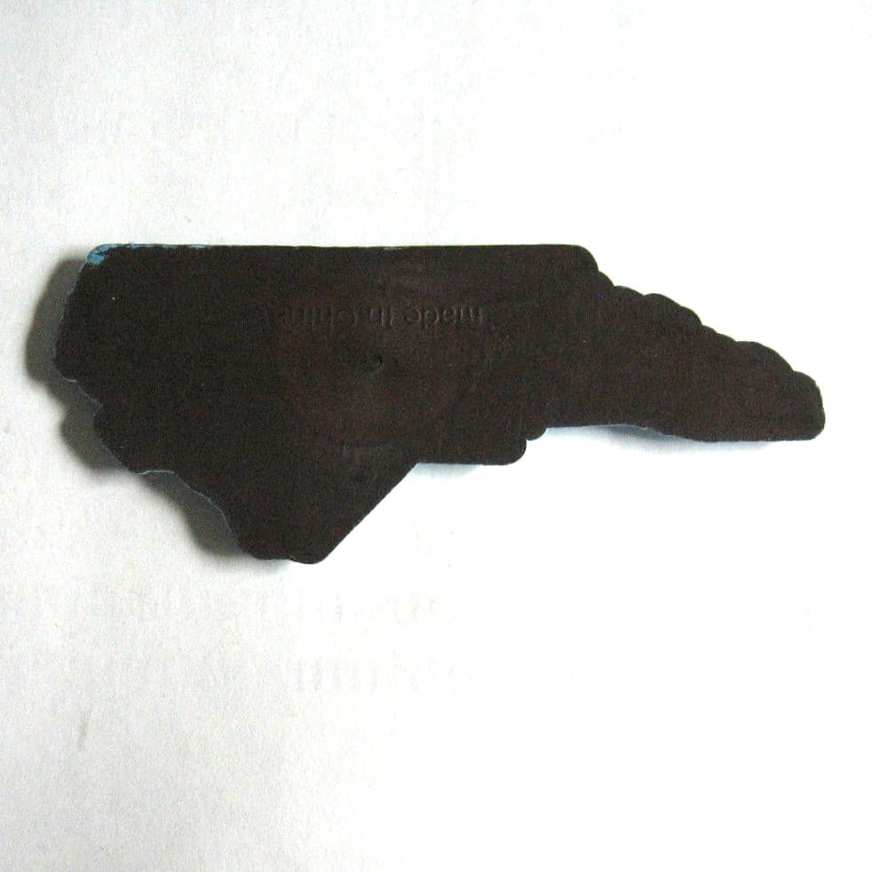 North Carolina Souvenir Magnet Tar Heel State Trees Deer Raleigh State Shaped 2