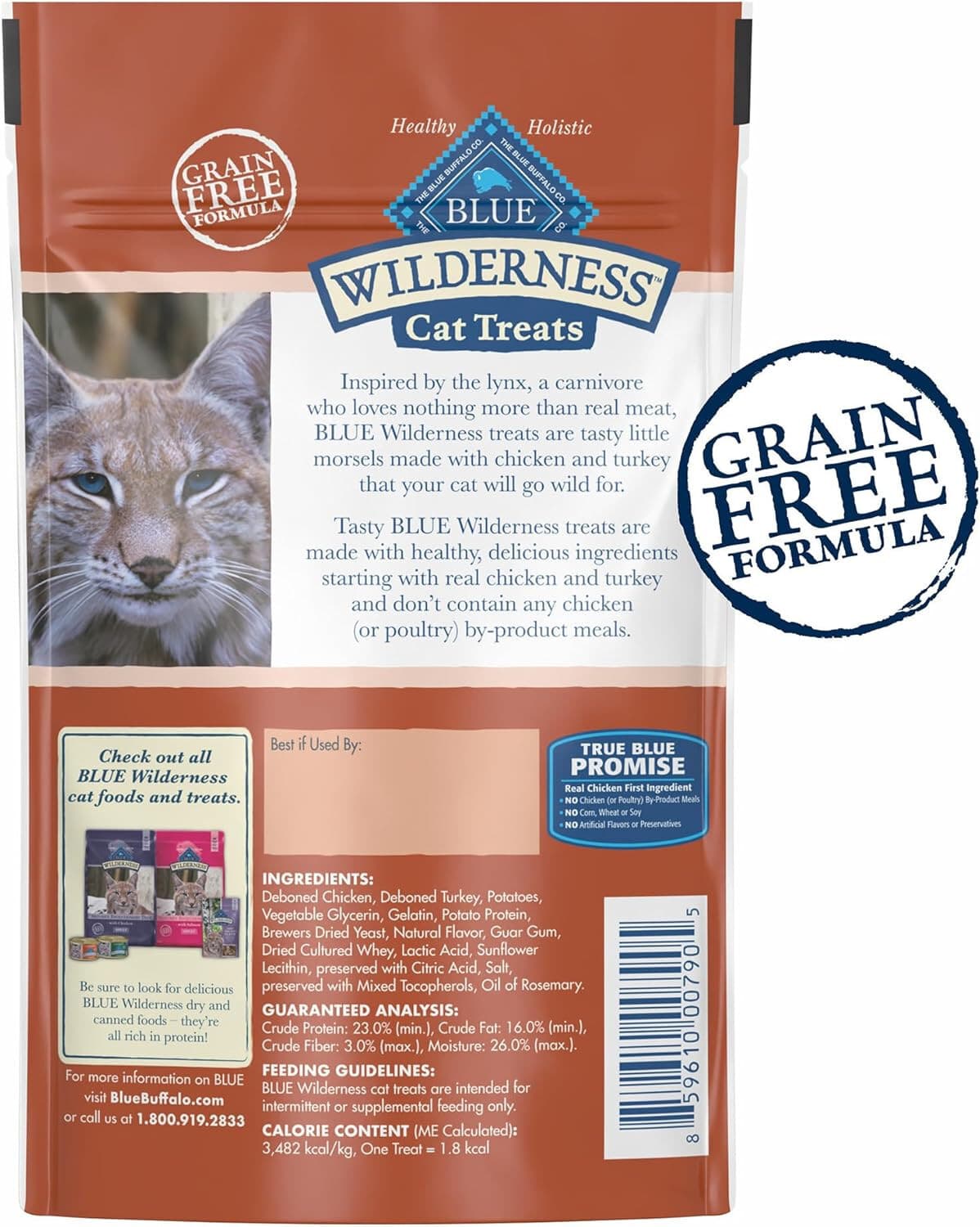 Blue Buffalo Wilderness Soft Cat Treats, Made with Natural Ingredients, 2-oz 2