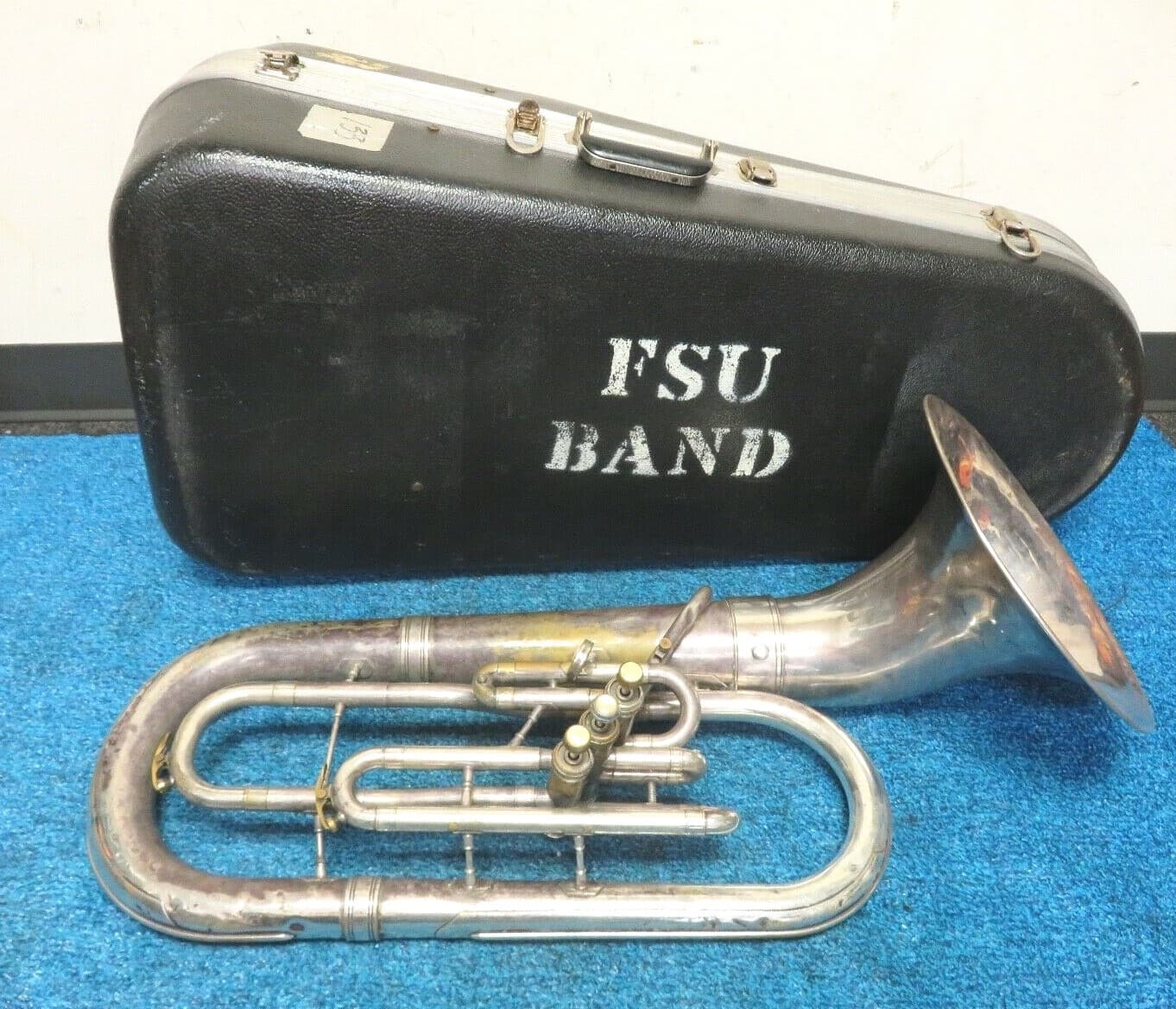 REYNOLDS CONTEMPORA 3 valve BARITONE HORN euphonium W/Case 921624 3