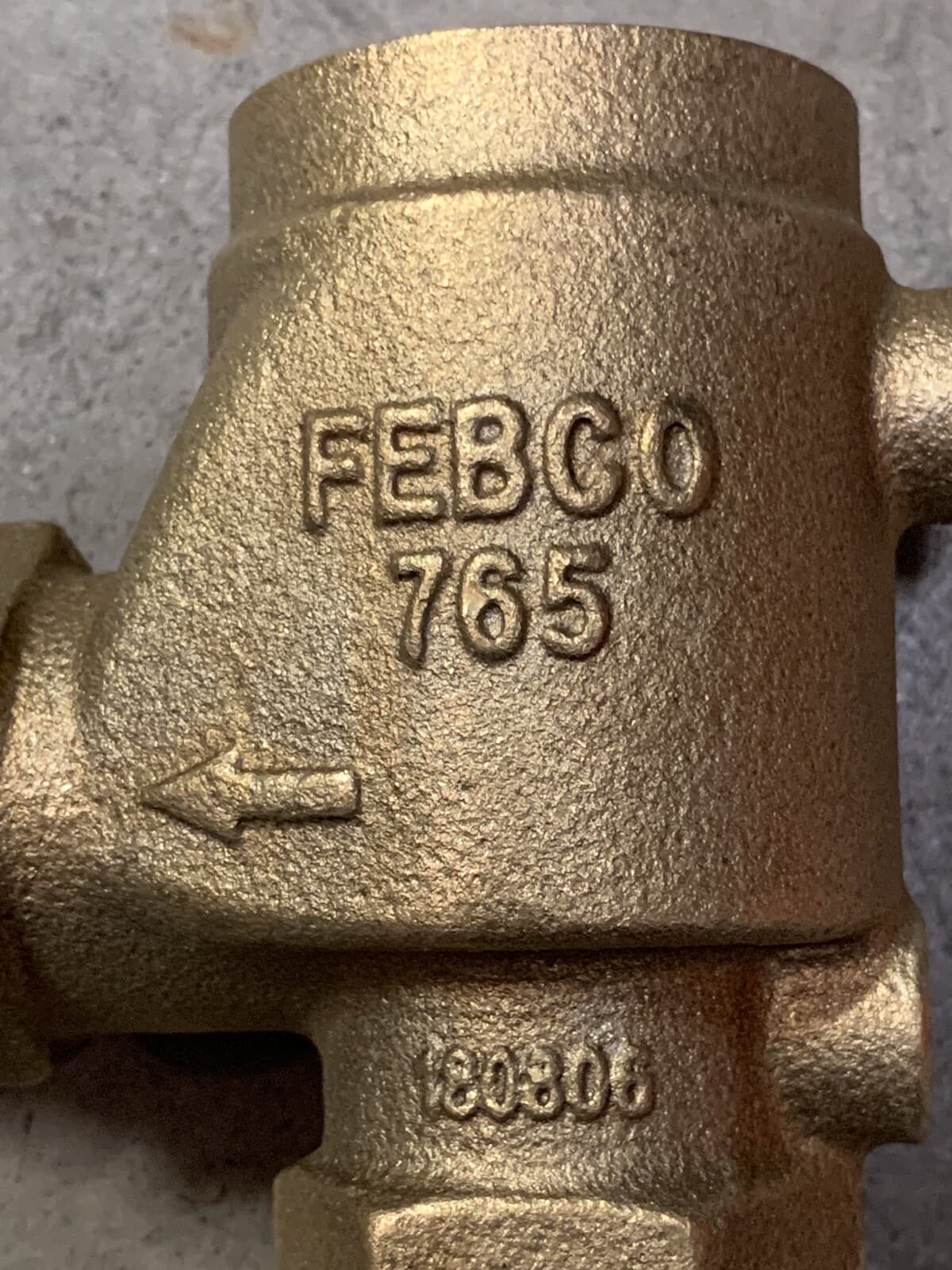 NEW OEM FEBCO 765 3/4” BRASS BODY ASSEMBLY FOR PRESSURE VACUUM BREAKER PVB 2