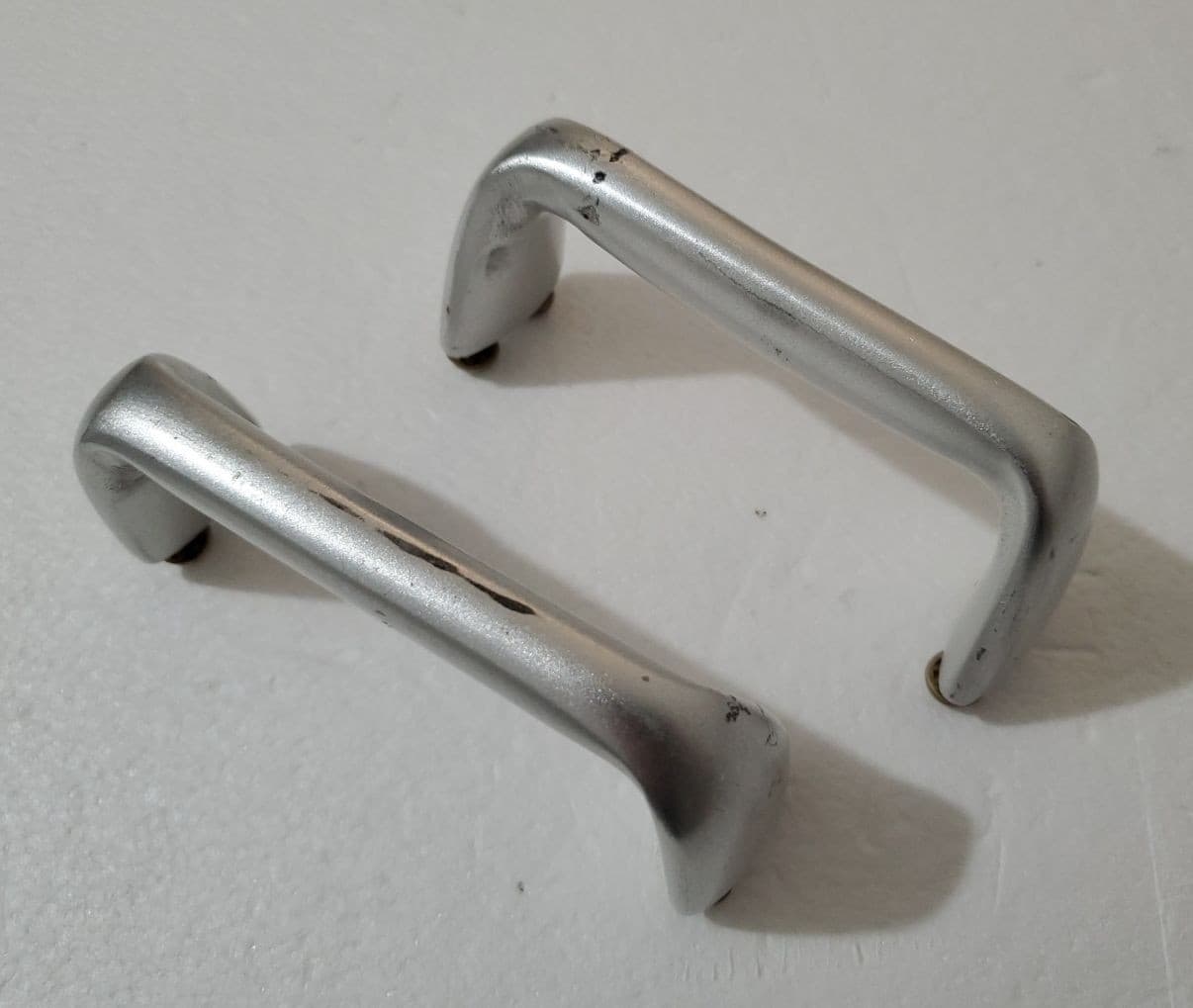 3U Aluminum Rack Mount Handles w/ Screws - Equipment Amplifier Silver Heavy Duty