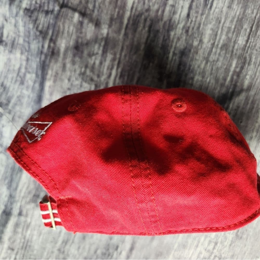 Vintage Chase Authentics Dale Earnhardt Jr Red Bling Nascar Hat Budweiser 4