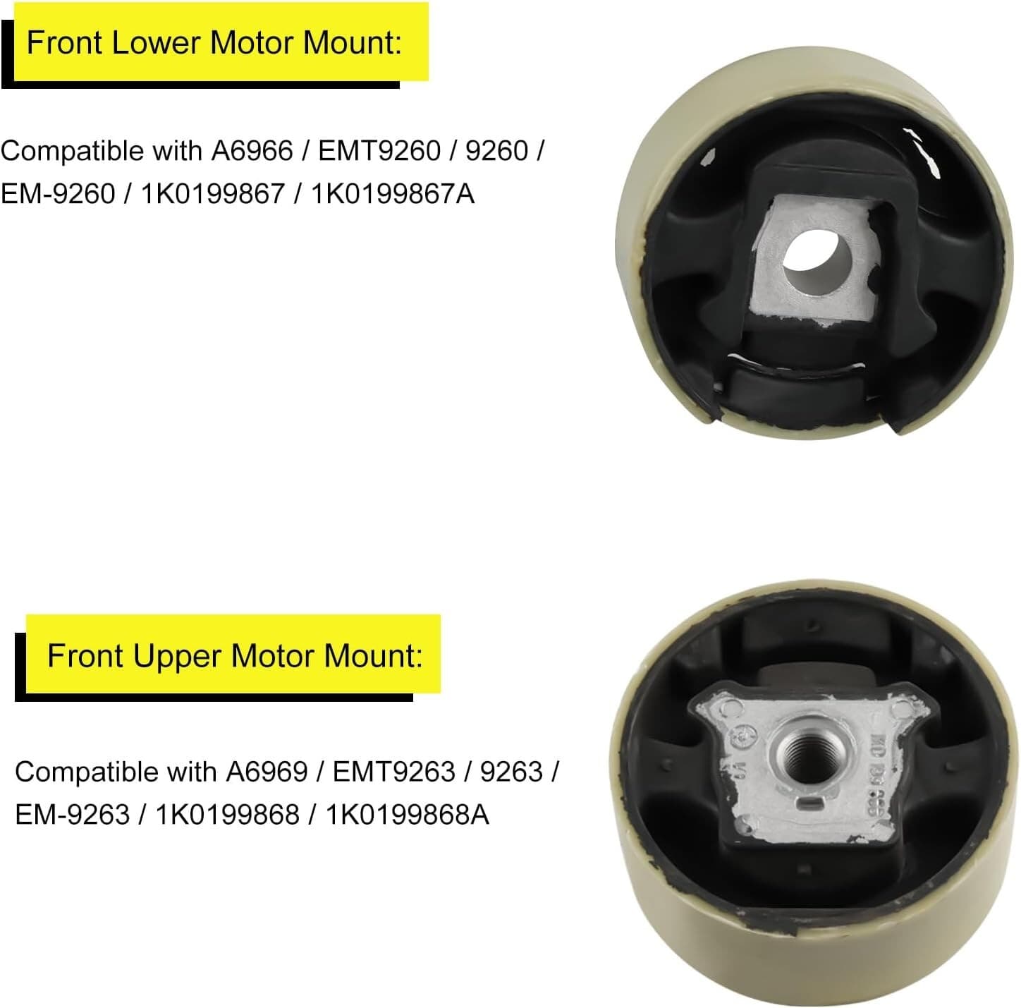 5Pcs Engine Motor & Transmission Mount Kit Replacement for 2006-2014 VW  2
