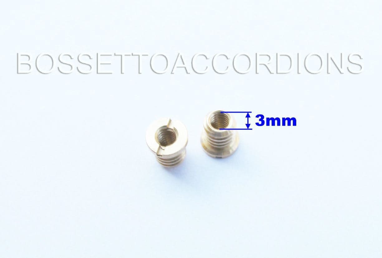 Set of 2 Accordion Grille Decorative Screws 9x15 (mm) Inserts Washers Included 5
