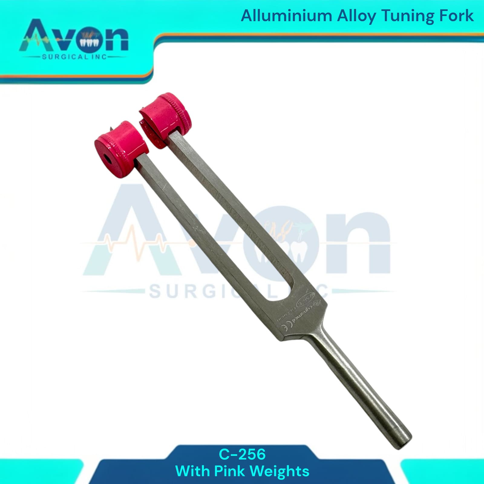 Set of 2 Sensory Tuning Forks with Weights C-128 + C-256- Healing Sound Therapy 5