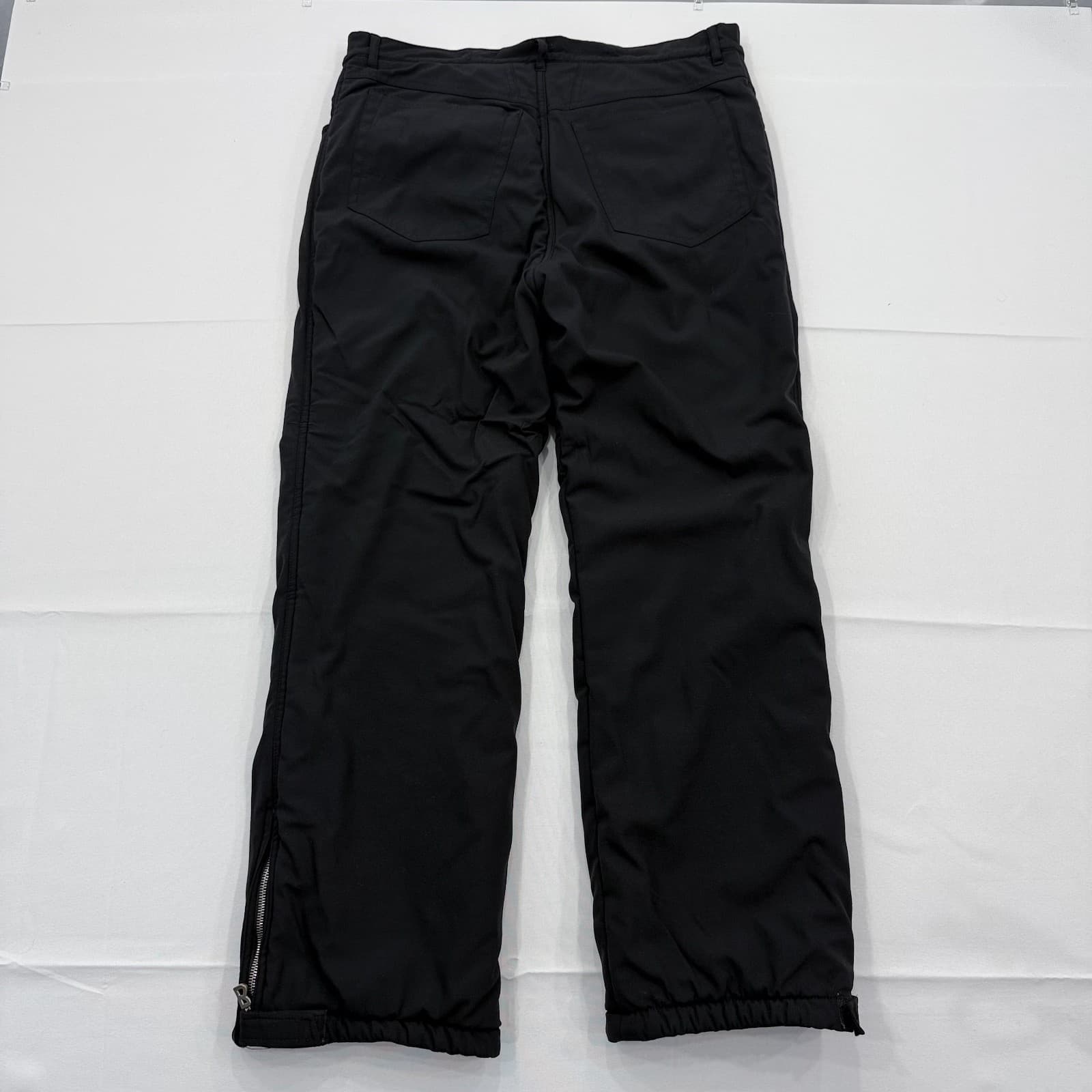Bogner Sports Ski Snowboarding Insulated Pants Women's 34x29 Black Bib Straps 3
