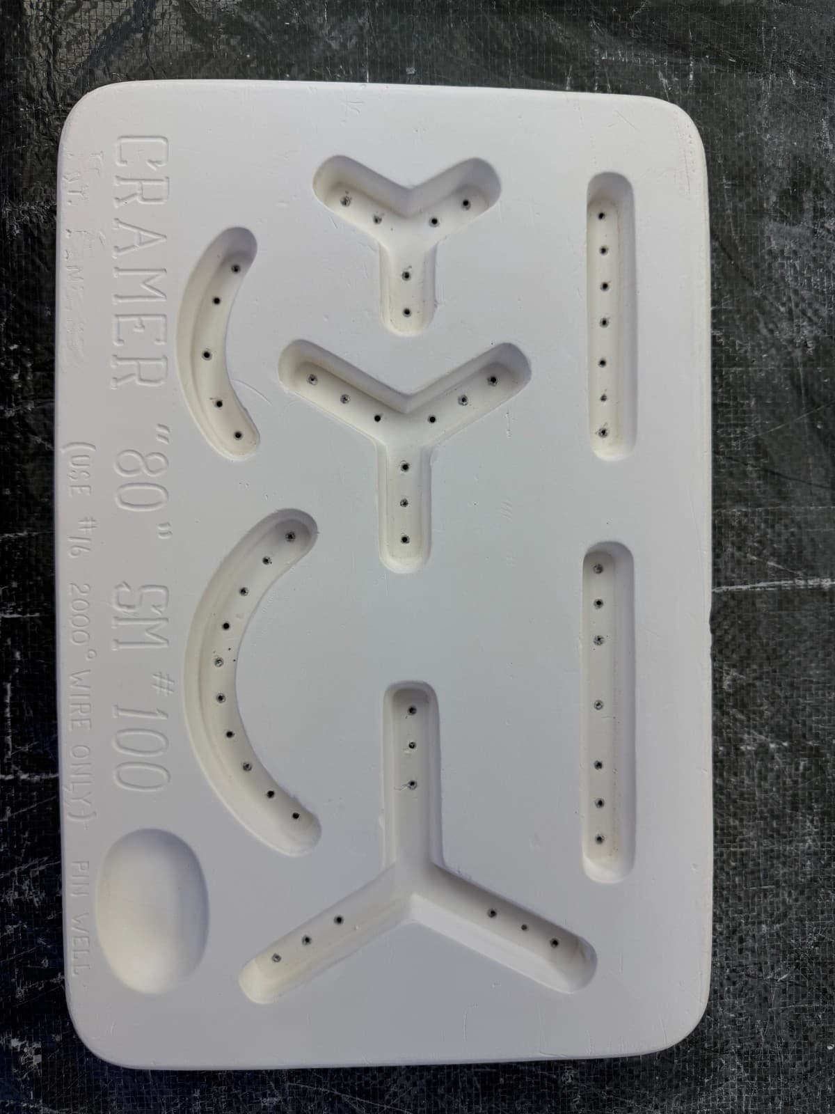 VINTAGE CRAMER CERAMIC MOLD #SM-100 KILN STILTS 3