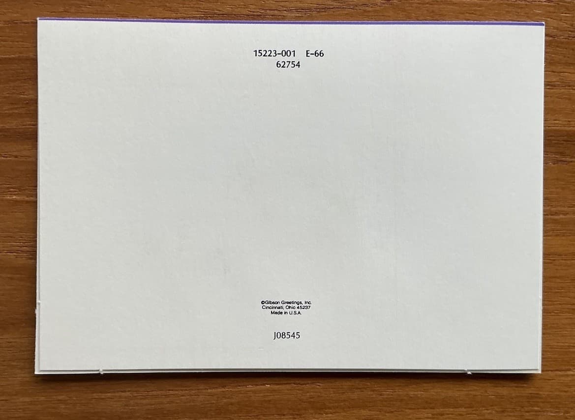 Vintage Gibson Rosh Hashanah Greeting Cards Three Cards Three Envelopes 90’s Era 4