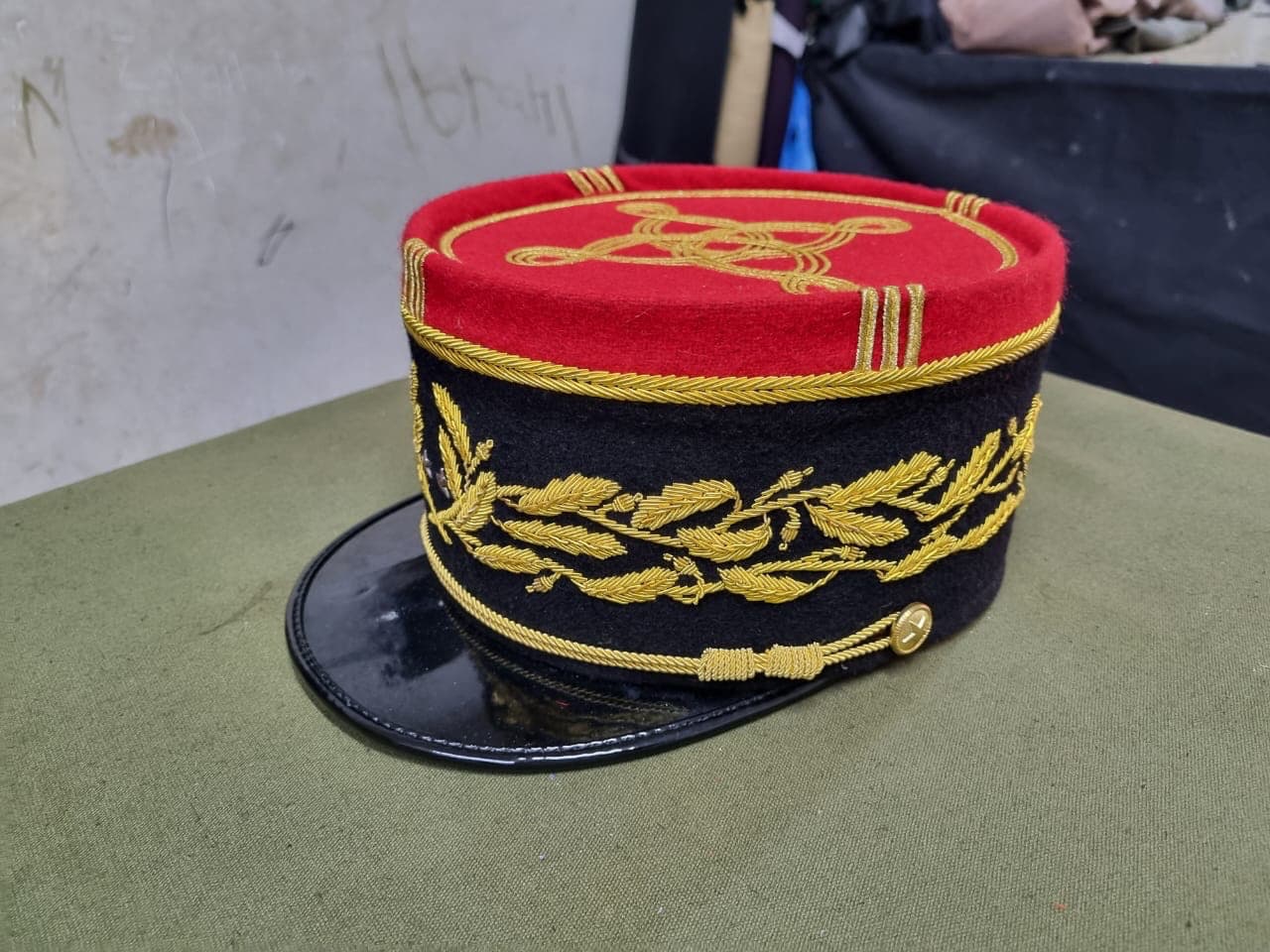 REPLICA RARE WW 2 FRECH ARMY GENERAL CLASSIC III KEPI HAND MADE All Sizes 6