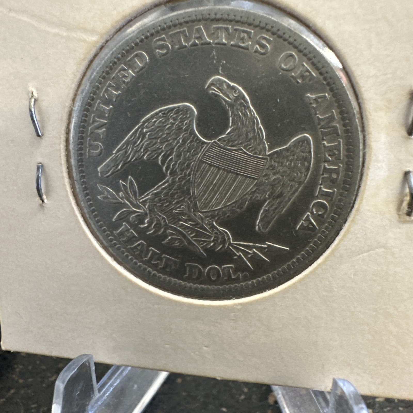 1838 Capped Bust Half Dollar, Reeded Edge 4