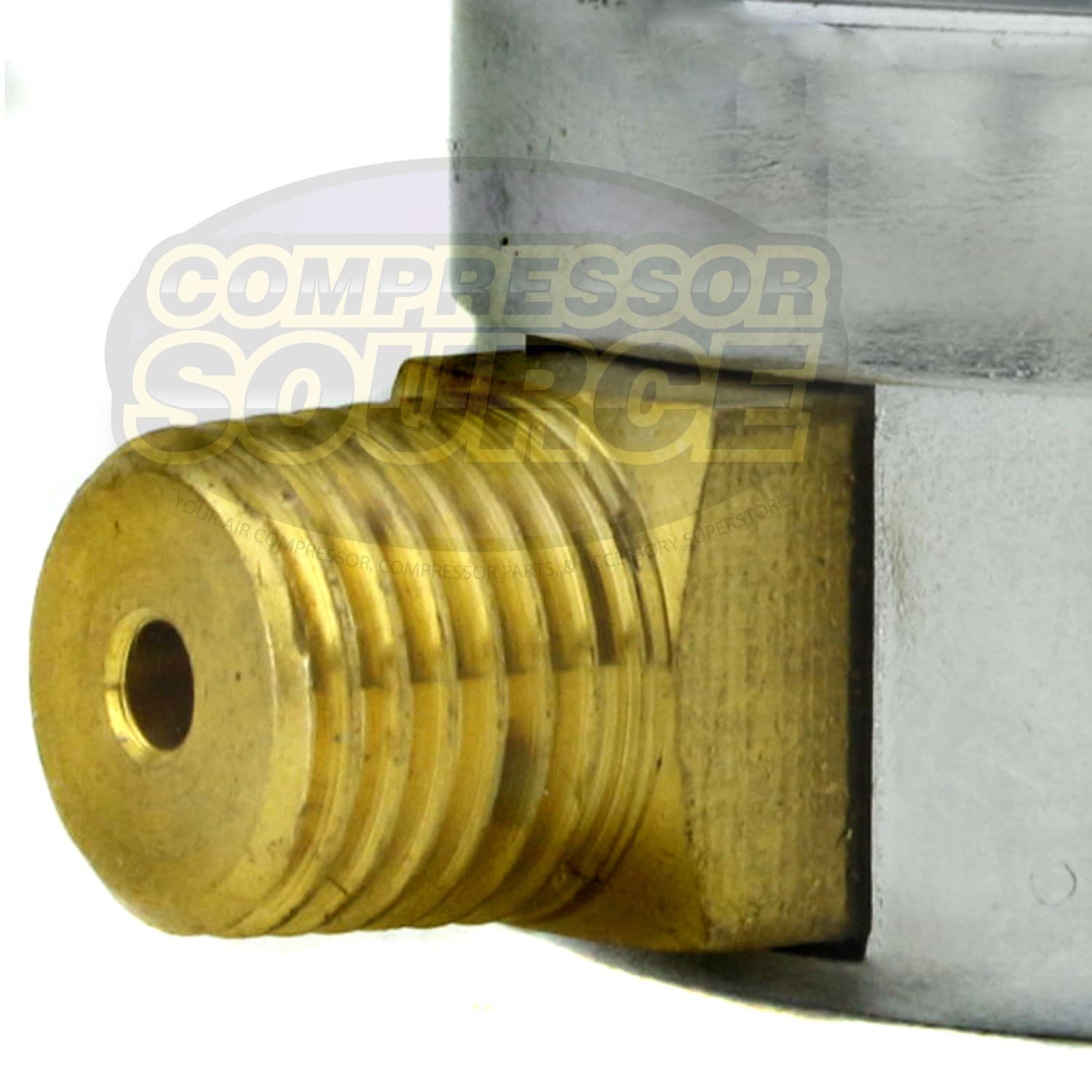 5 Air Compressor Pressure Hydraulic Gauge 2" Face side Mount 1/4" NPT 0-300 PSI 6