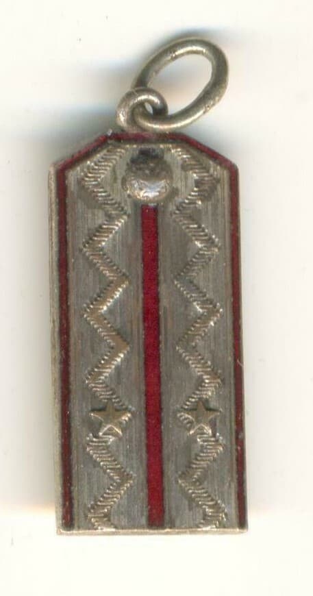 Antique Original Imperial Russian order Medal  Badge pin Silver Plated  (1018)