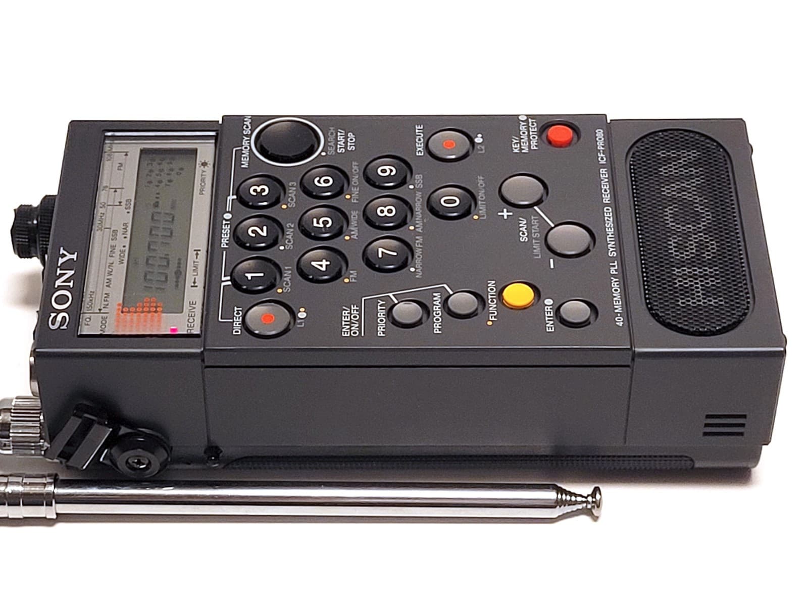 🔥 SONY ICF-PRO80 PLL Synthesizer Receiver FM / LW / MW / SW ( PARTS OR REPAIR ) 4