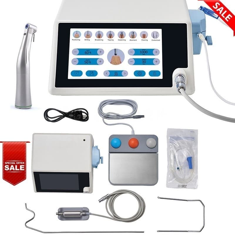 Dental Implant Motor System Surgical Brushless Motor 20:1 Contra Angle YBB 3