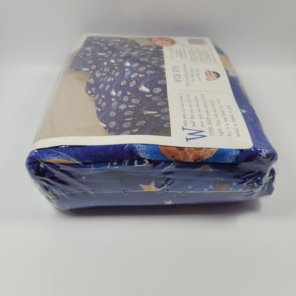 VTG Chips Ahoy Celestial Cookies & Milk In Space Novelty Twin Sheet Set Y2K 2001 5