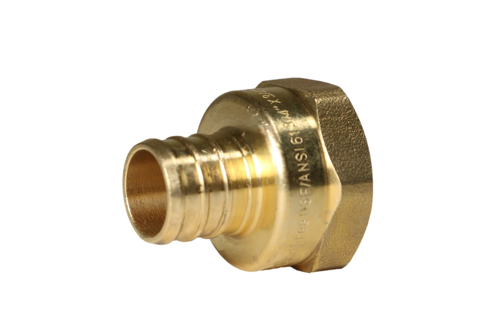 1 Pc XFITTING 3/4" Pex x 3/4" Female NPT Threaded Adapter, Lead Free Brass